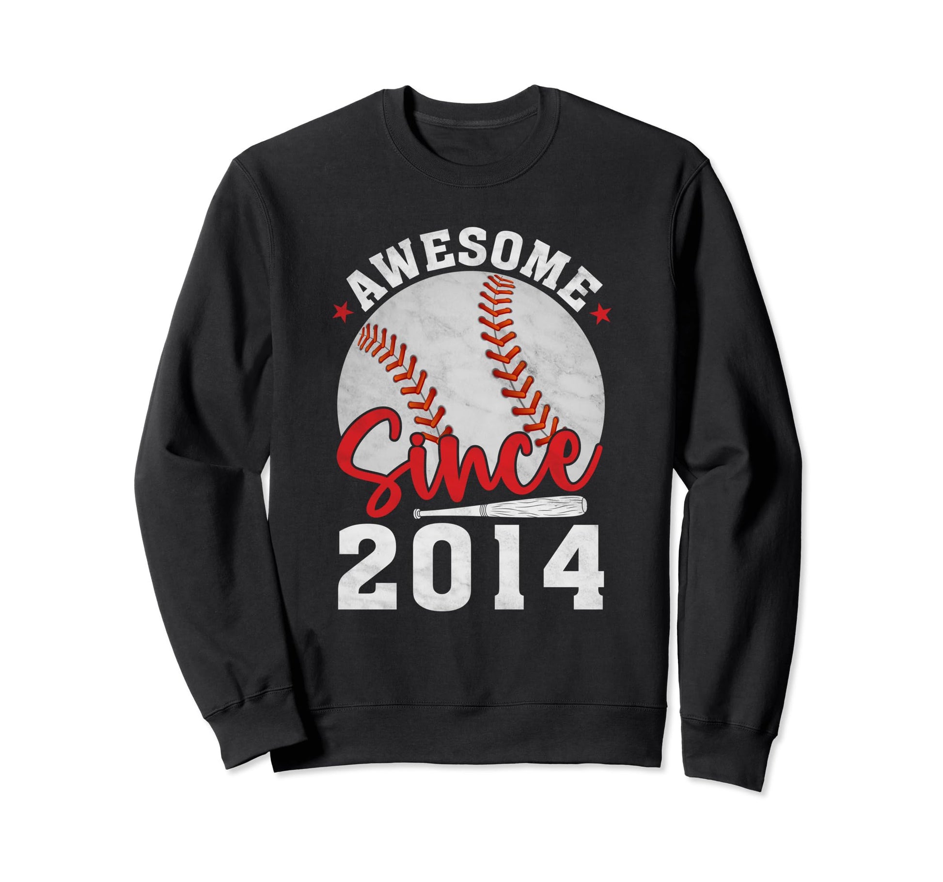 Awesome Since 2014 Funny Sweatshirt - Fun Novelty Design for Adults - T-Shirt, Sweatshirt, Hoodie