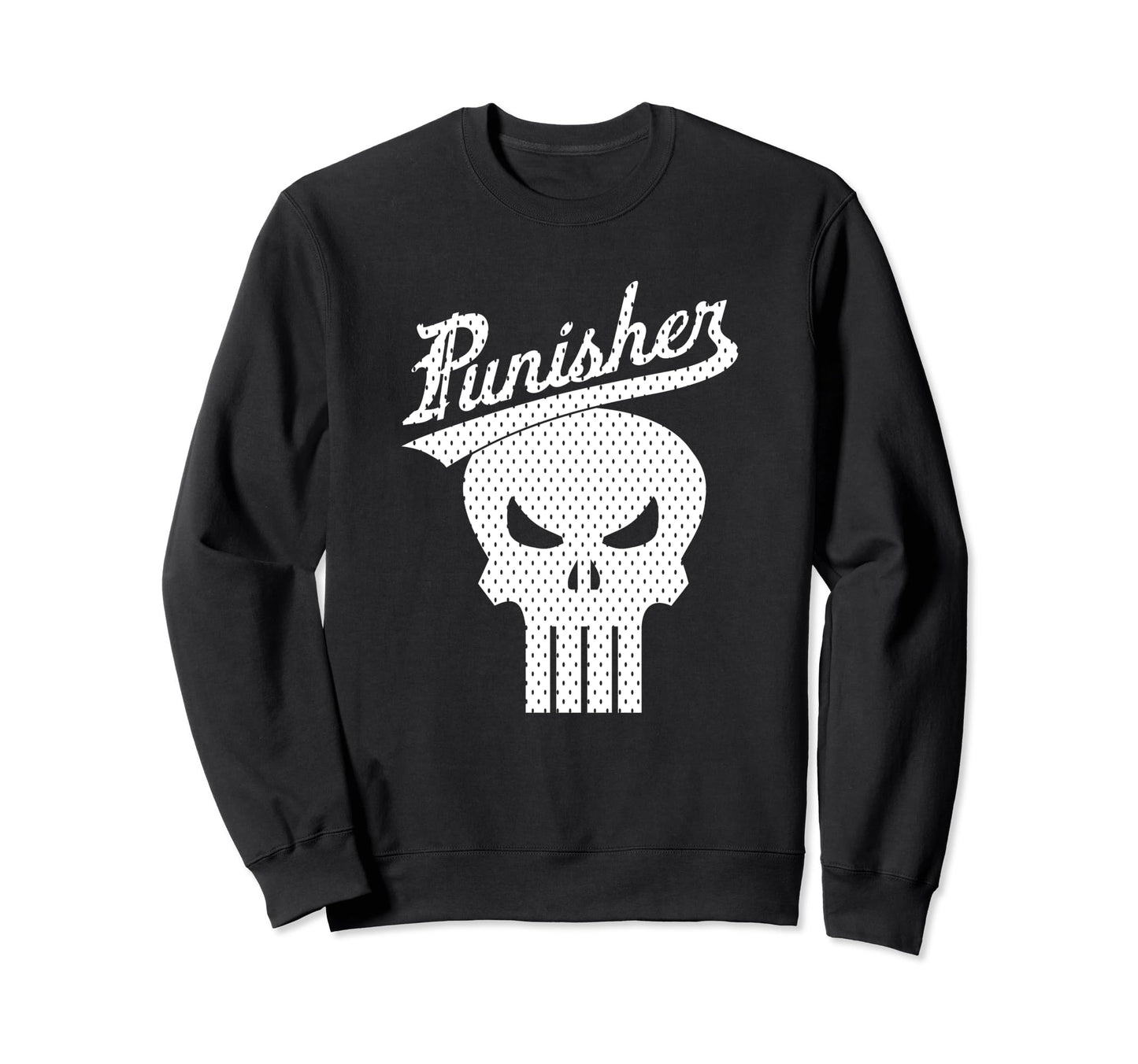 Marvel Punisher Baseball Mesh Sweatshirt - Minimalist Print Men Women - T-Shirt, Sweatshirt, Hoodie