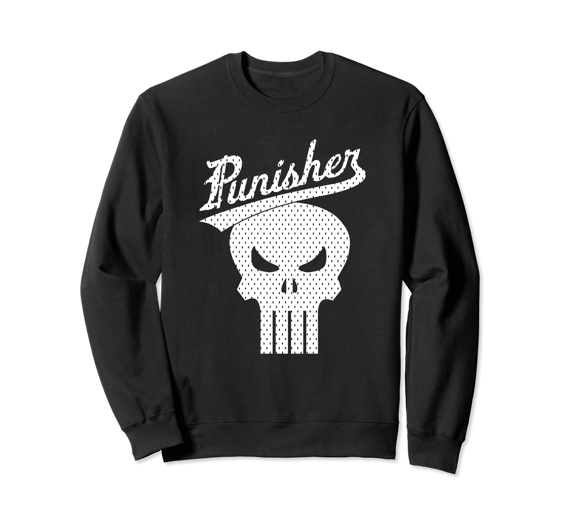 Marvel Punisher Baseball Mesh Sweatshirt - Minimalist Print Men Women - T-Shirt, Sweatshirt, Hoodie