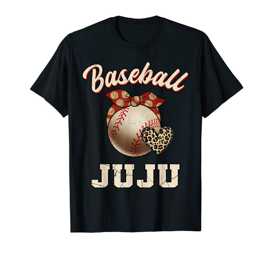 Baseball Juju Bandana Leopard Heart T-Shirt - Fun Novelty Design Unisex - T-Shirt, Sweatshirt, Hoodie