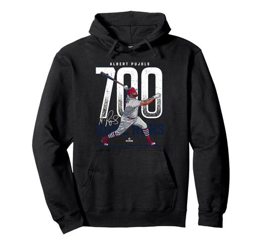 Albert Pujols 700 Home Runs Albert Hoodie - Trendy Graphic for Adults - T-Shirt, Sweatshirt, Hoodie