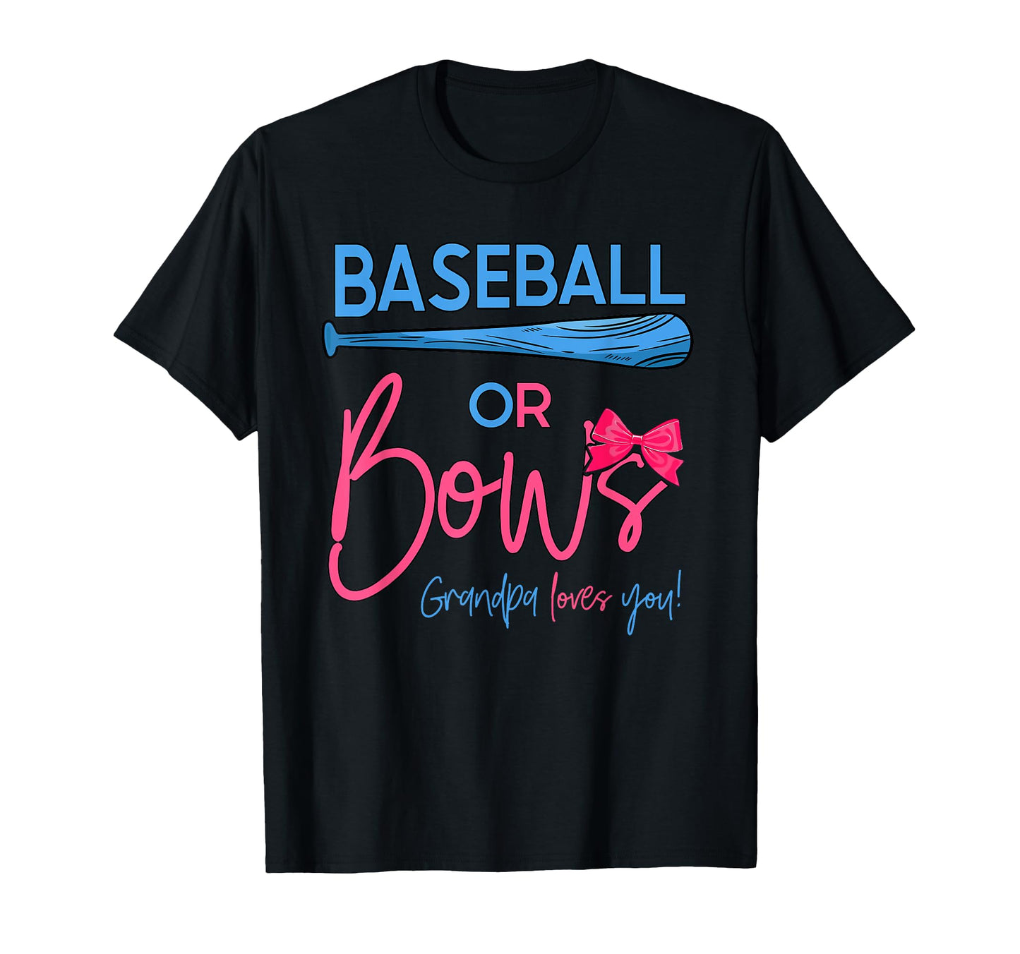 Baseball Or Bows Gender Reveal T-Shirt - Aesthetic Graphic for Adults - T-Shirt, Sweatshirt, Hoodie