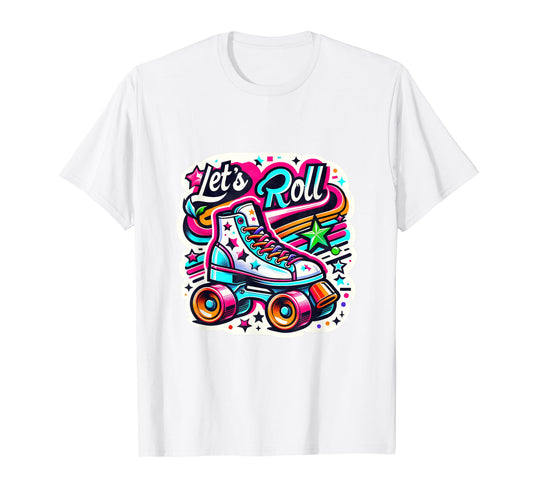 70S 80S Roller Disco Skating Skate T-Shirt - Trendy Graphic for Adults - T-Shirt, Sweatshirt, Hoodie