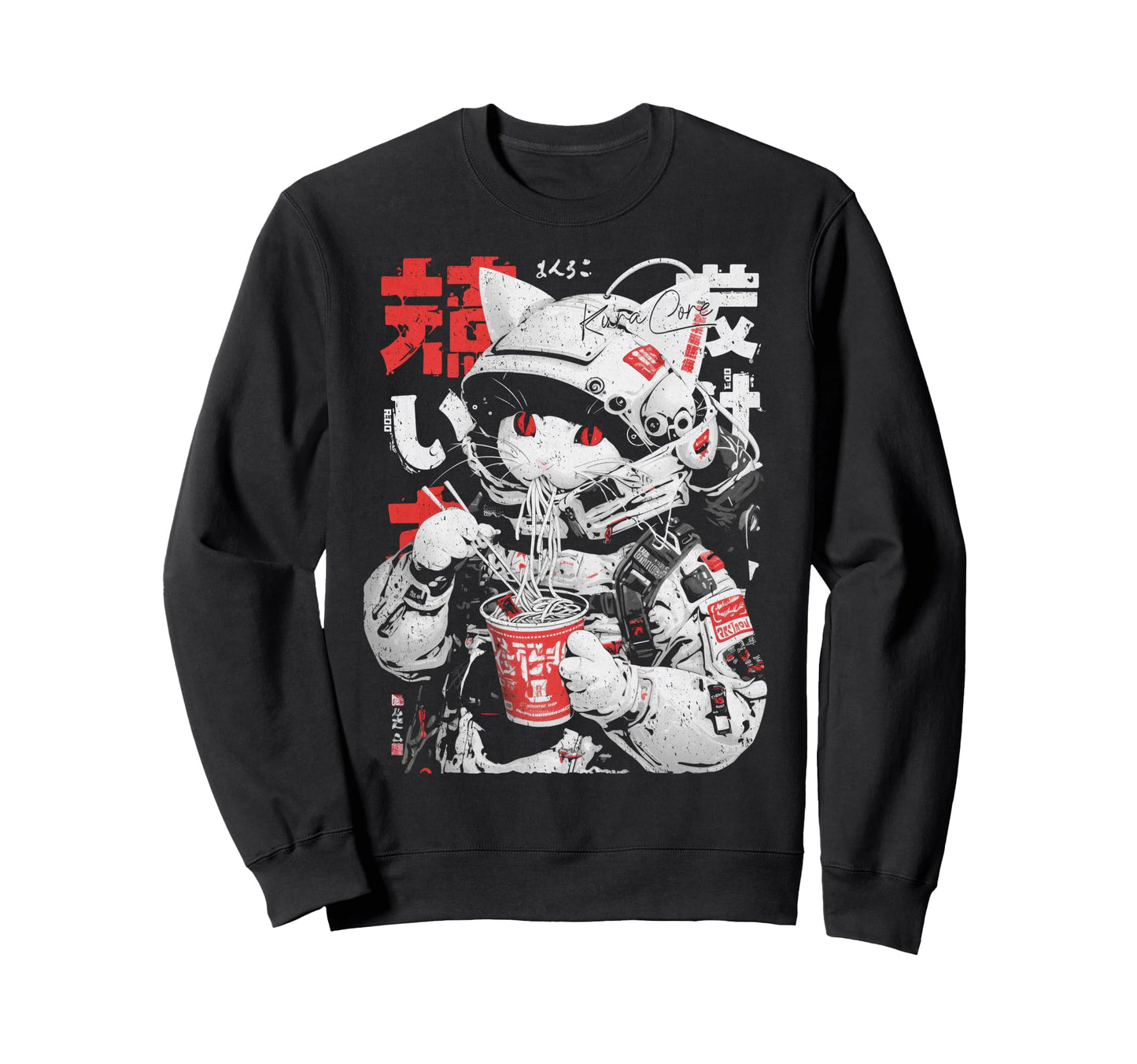 Japanese Streetwear Cyberpunk Y2K Sweatshirt - Streetwear Style Men Women - T-Shirt, Sweatshirt, Hoodie