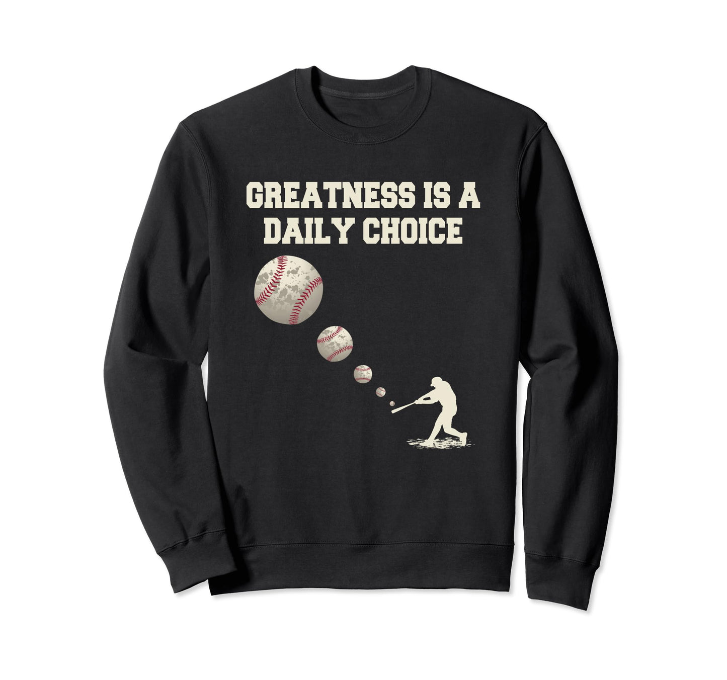 Motivating Life Lessons From Baseball Sweatshirt - Graphic Print Unisex - T-Shirt, Sweatshirt, Hoodie
