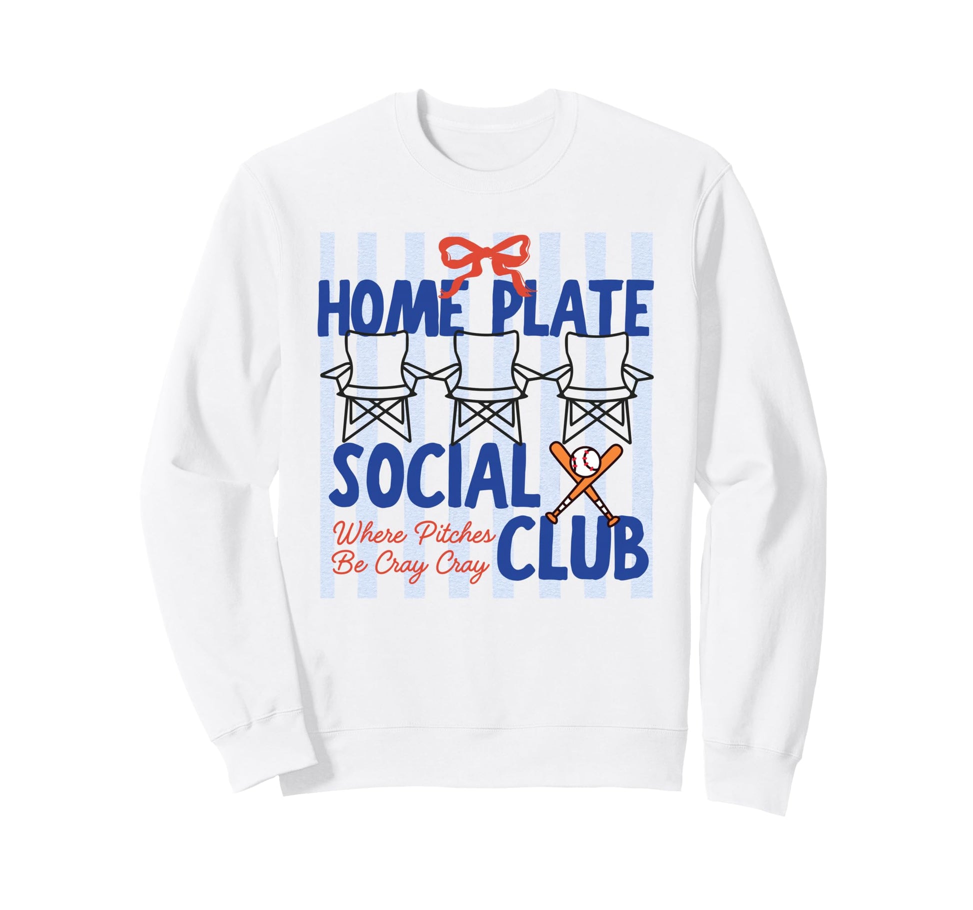 Baseball Home Plate Social Club Sweatshirt - Streetwear Style for Adults - T-Shirt, Sweatshirt, Hoodie