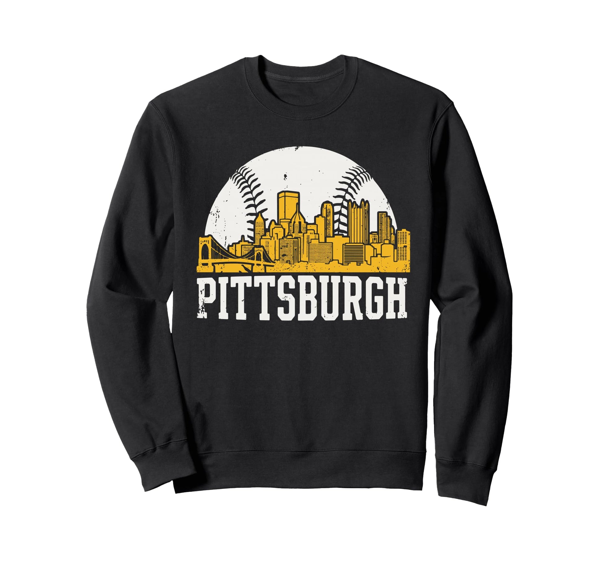 Pittsburgh Lovers Skyline Sweatshirt - Aesthetic Graphic Men Women - T-Shirt, Sweatshirt, Hoodie