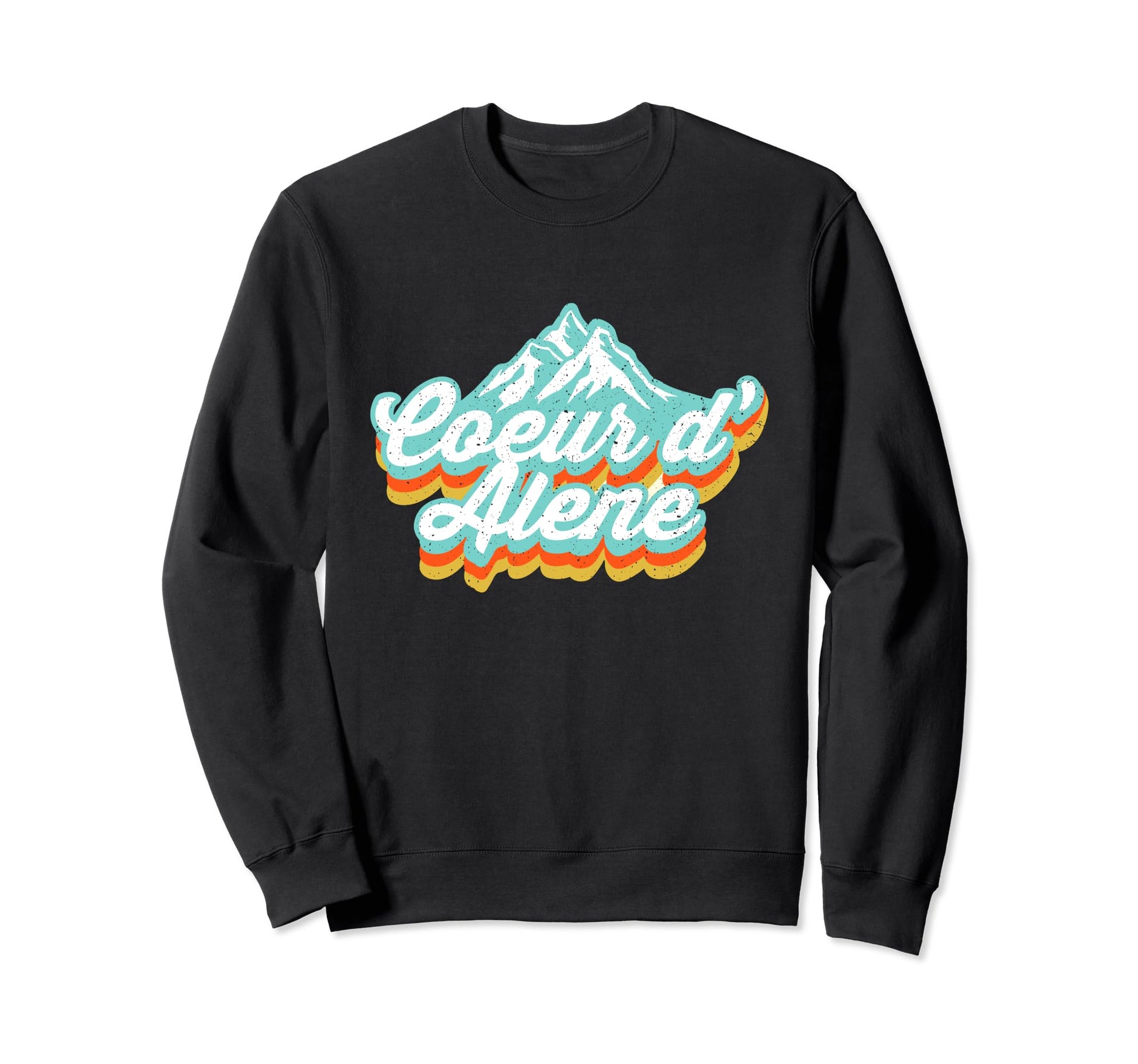 80S Typography Coeur Dalene Idaho Sweatshirt - Unique Graphic Unisex - T-Shirt, Sweatshirt, Hoodie