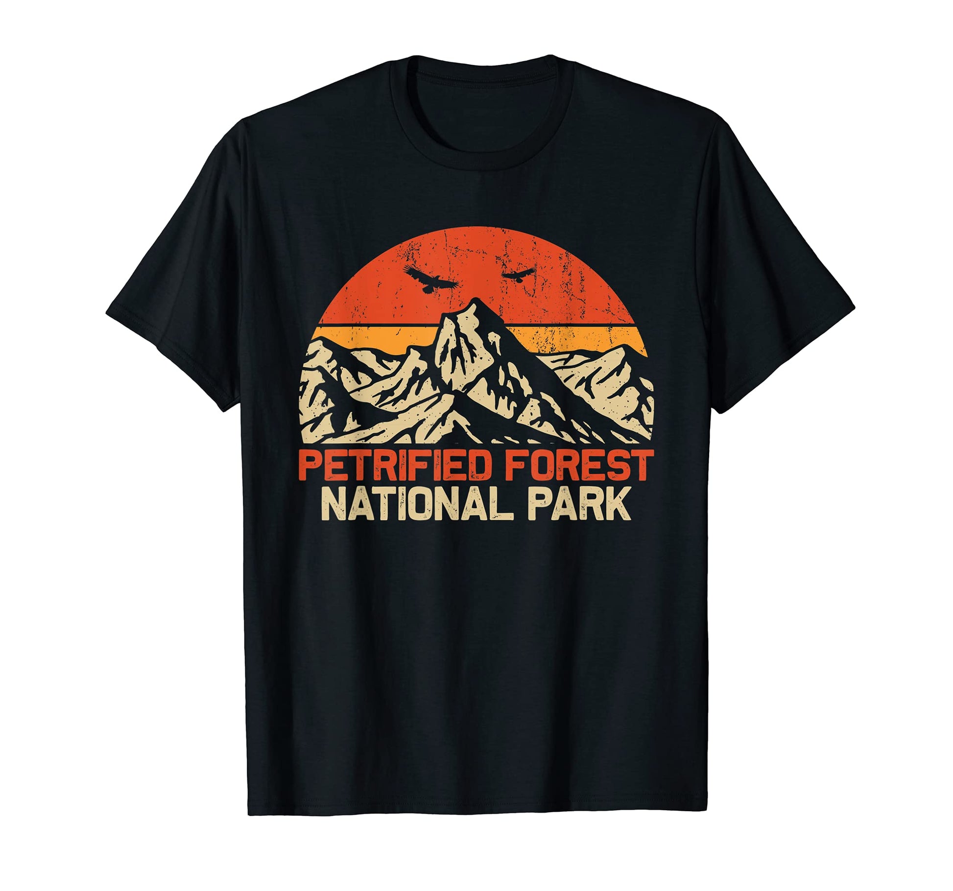 Travel Lover Mountain Petrified Forest T-Shirt - Graphic Print Unisex - T-Shirt, Sweatshirt, Hoodie