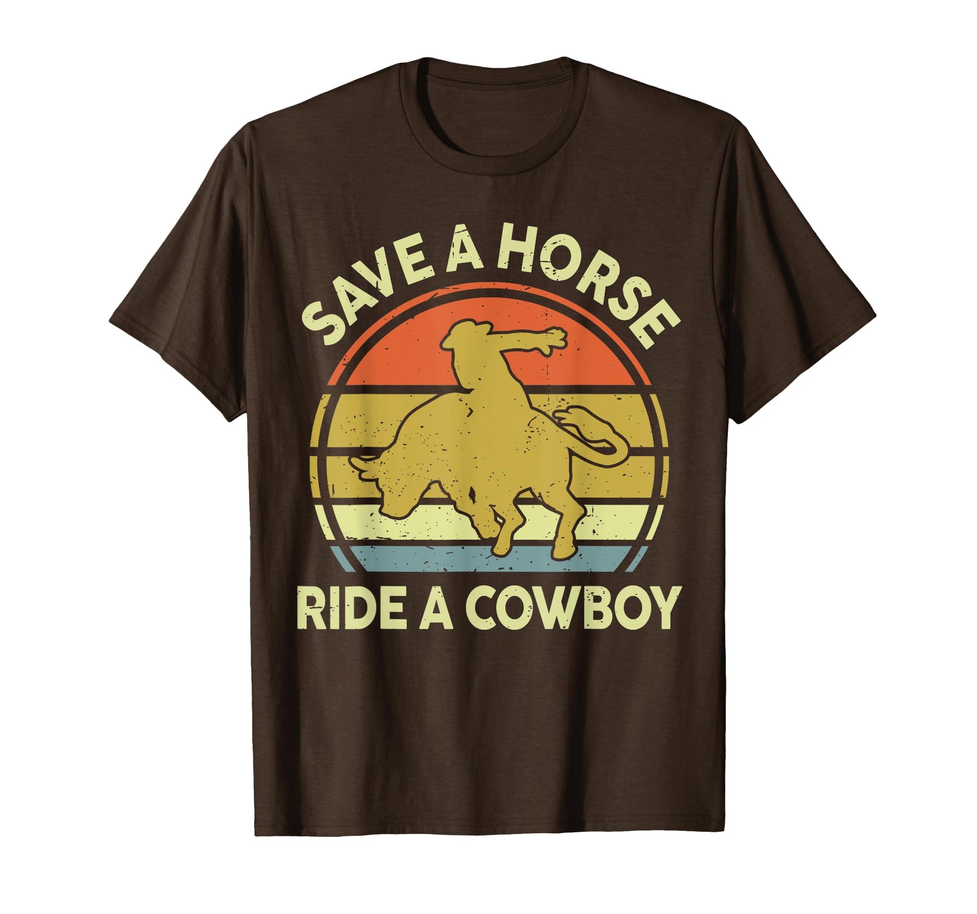 Funny Save Horse Ride Cowboy T-Shirt - Aesthetic Graphic for Adults - T-Shirt, Sweatshirt, Hoodie