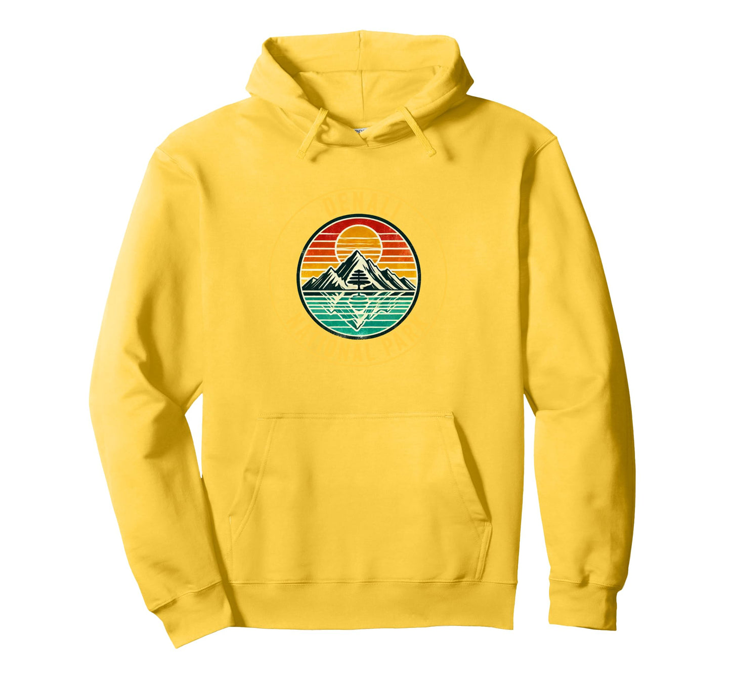 Denali National Park Souvenir Alaska Hoodie - Trendy Graphic for Adults - T-Shirt, Sweatshirt, Hoodie