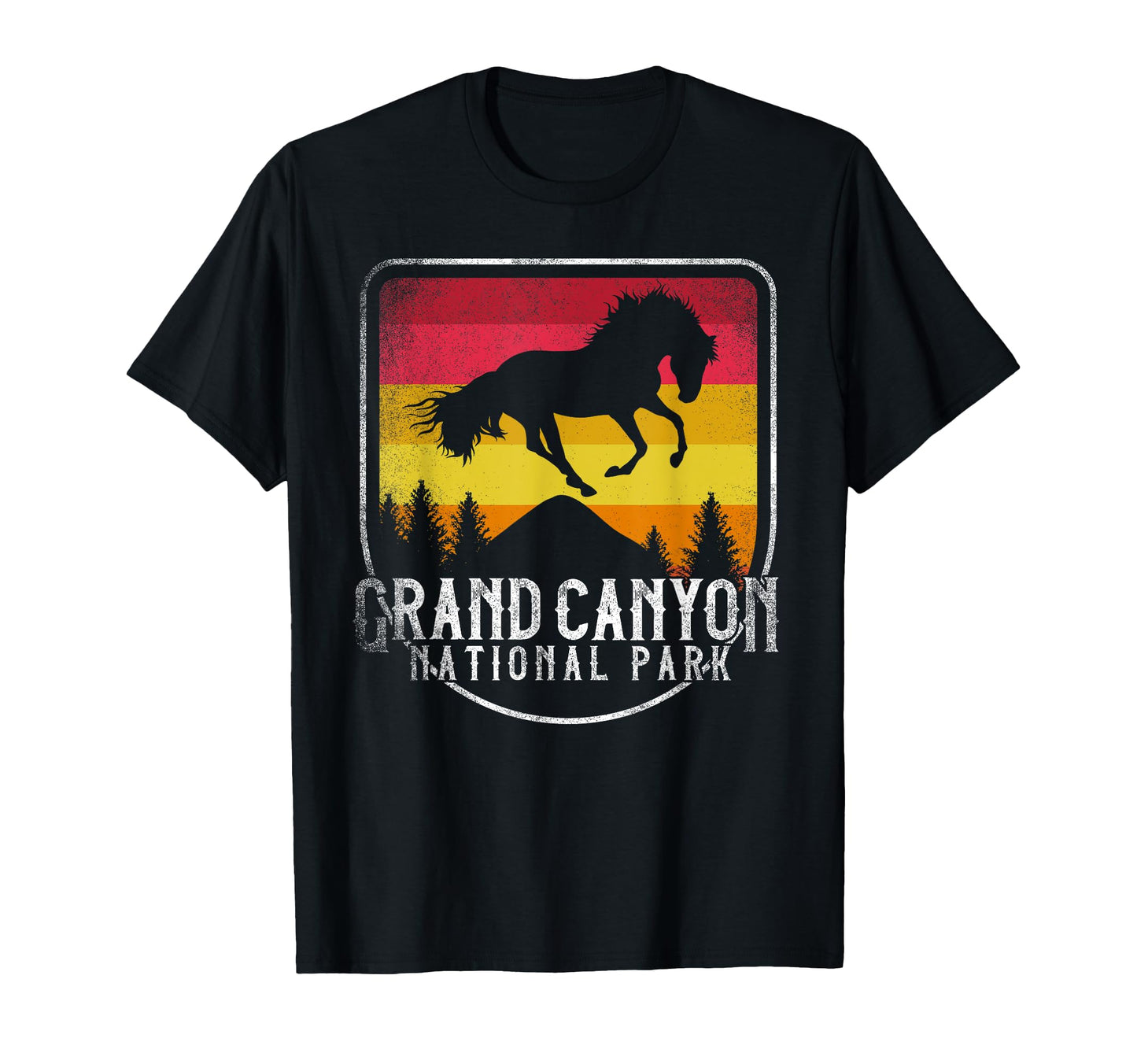 Horse Grand Canyon National Park T-Shirt - Unique Graphic for Adults - T-Shirt, Sweatshirt, Hoodie