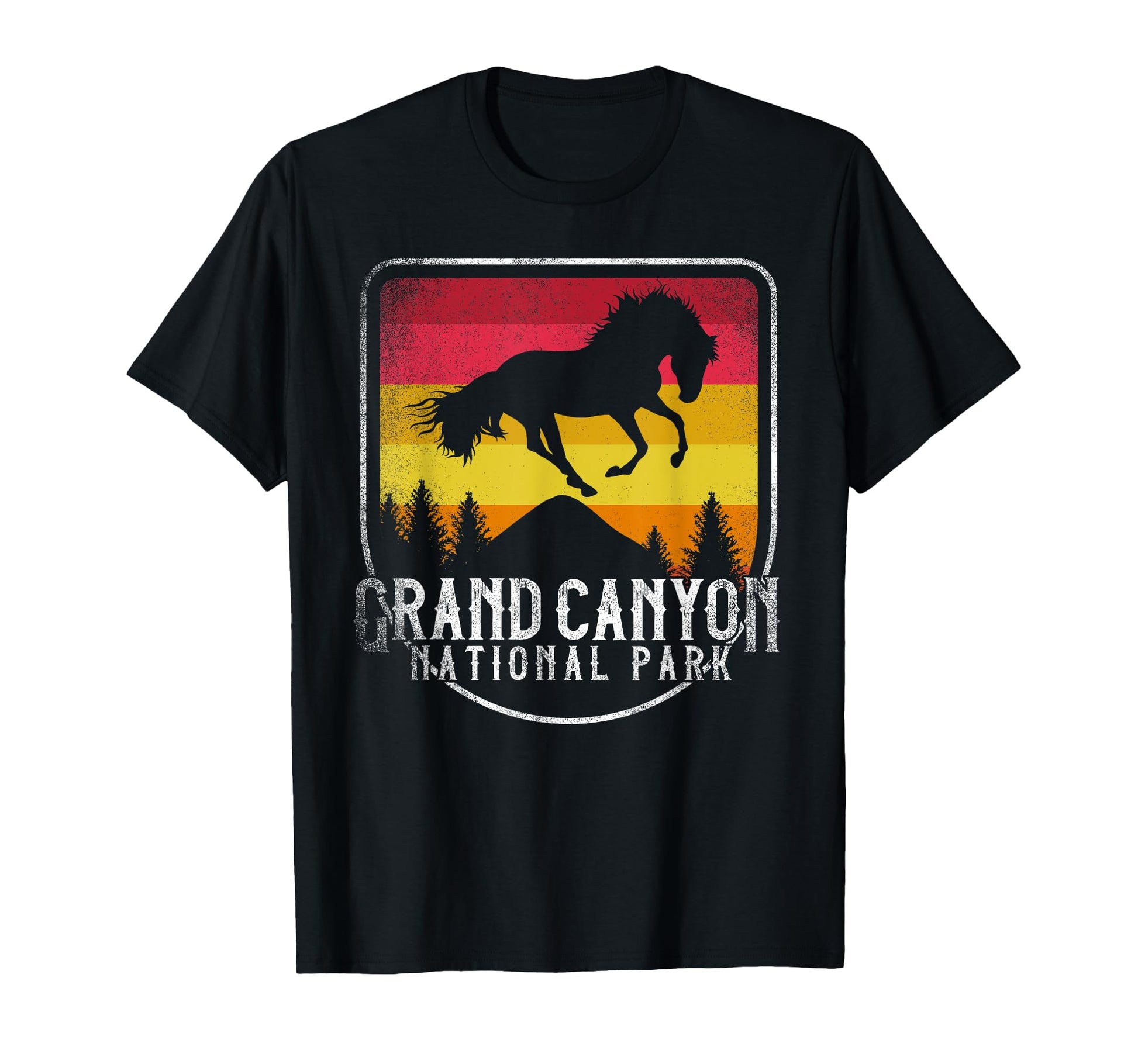 Horse Grand Canyon National Park T-Shirt - Unique Graphic for Adults - T-Shirt, Sweatshirt, Hoodie