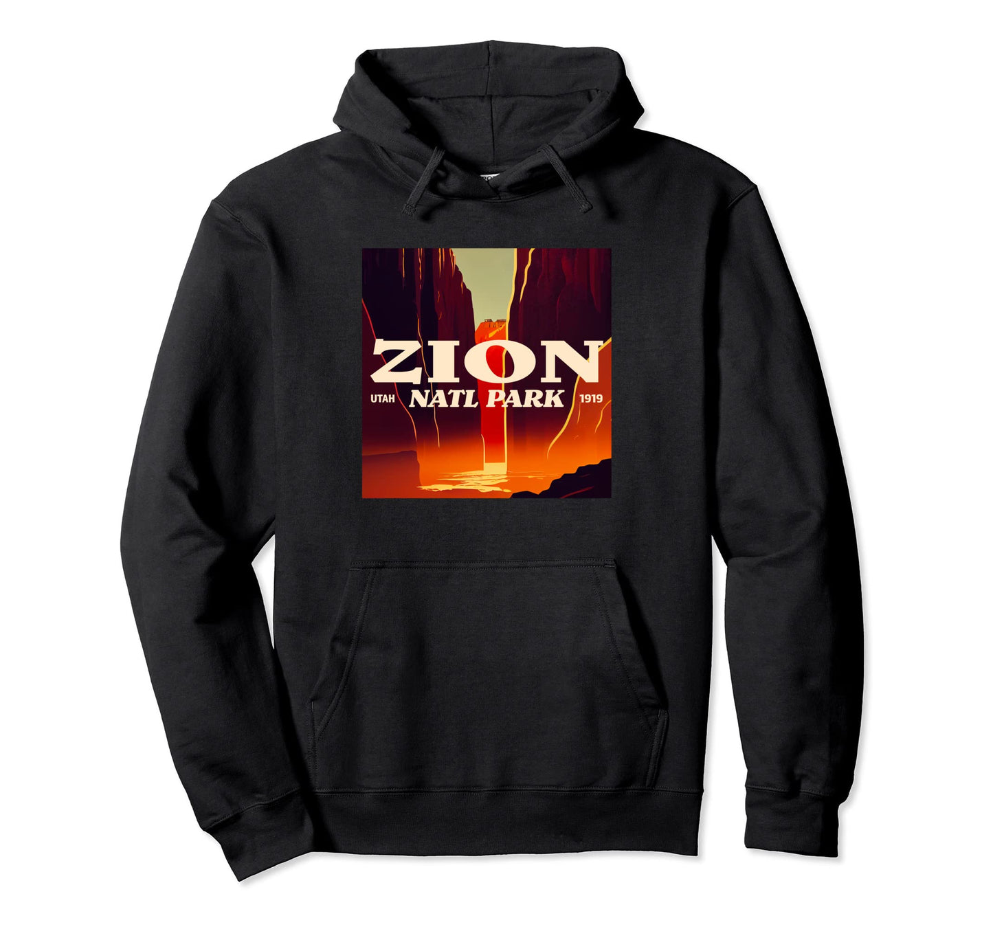 Zion Utah Zion National Park Hoodie - Graphic Print for Adults - T-Shirt, Sweatshirt, Hoodie