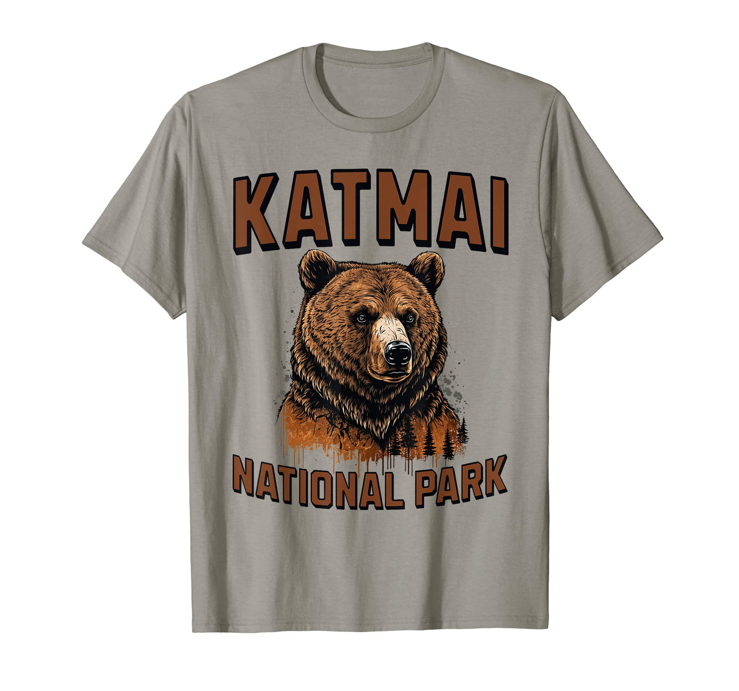 Katmai National Park Alaska Usa Outdoor T-Shirt - Unique Graphic Men Women - T-Shirt, Sweatshirt, Hoodie