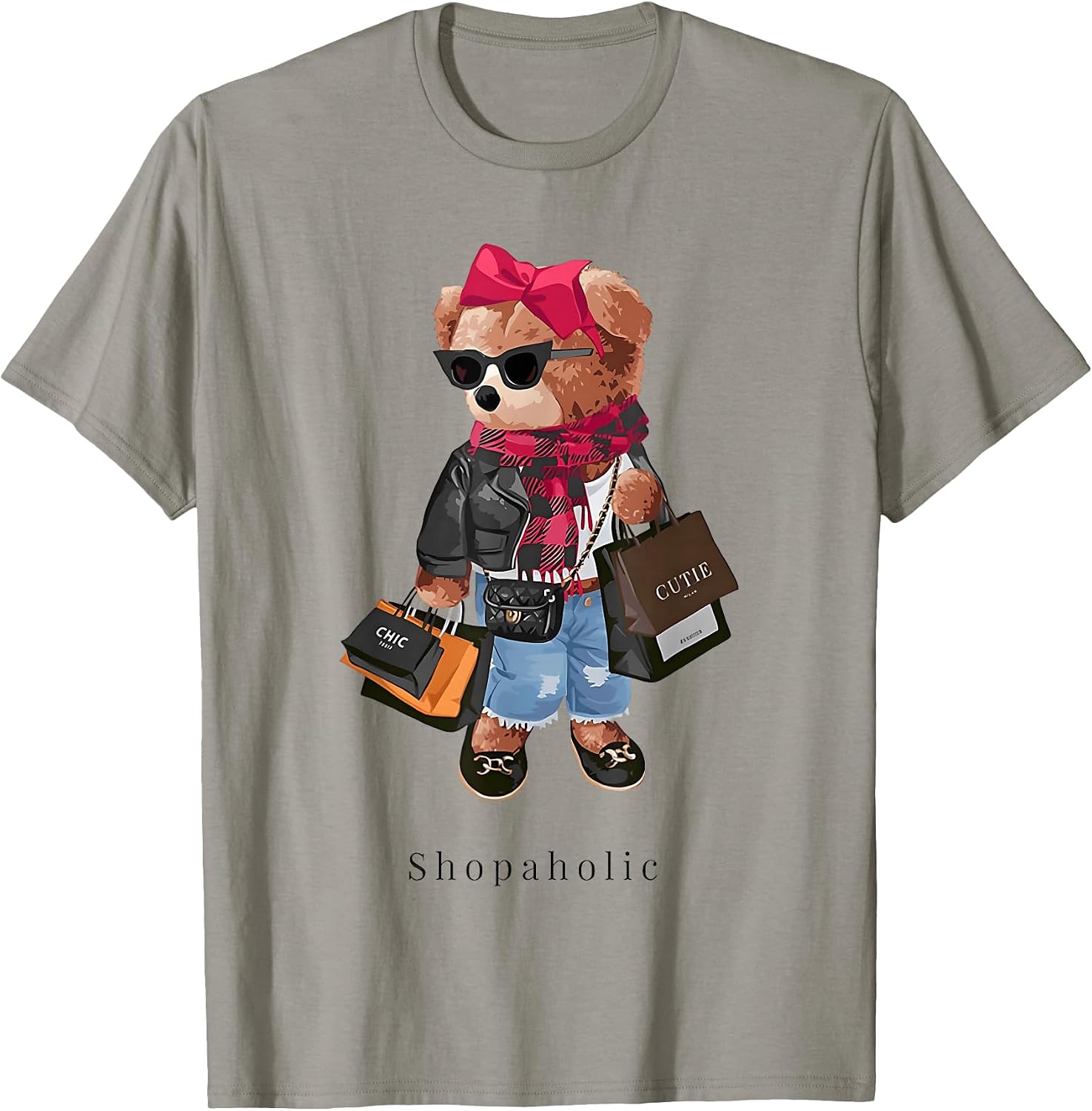Trendy Teddy Shopaholic Fashion Co - Adult & Kids T-Shirts, Sweatshirts & Hoodies apparel design preview 1