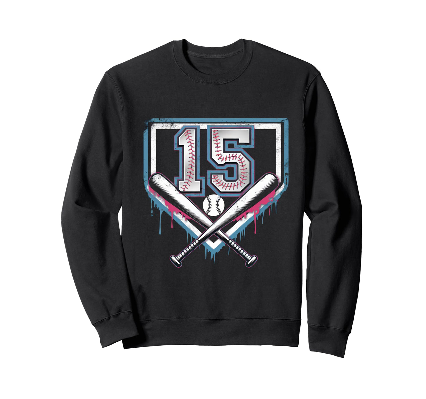 Sprinkle 15Th Birthday Baseball Home Sweatshirt - Graphic Print Men Women - T-Shirt, Sweatshirt, Hoodie