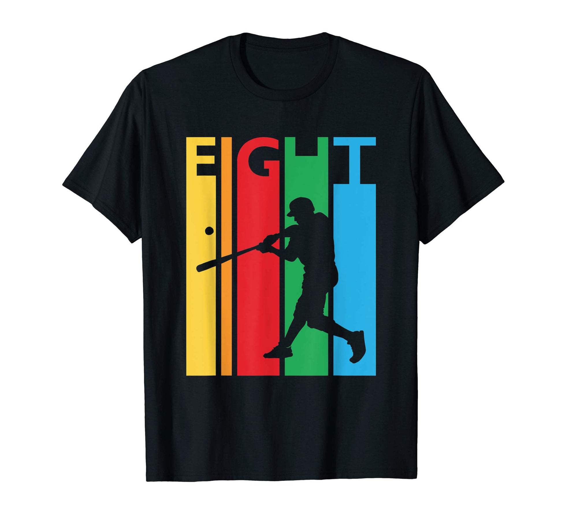 8Th Birthday Gift Eight Baseball T-Shirt - Unique Graphic for Adults - T-Shirt, Sweatshirt, Hoodie