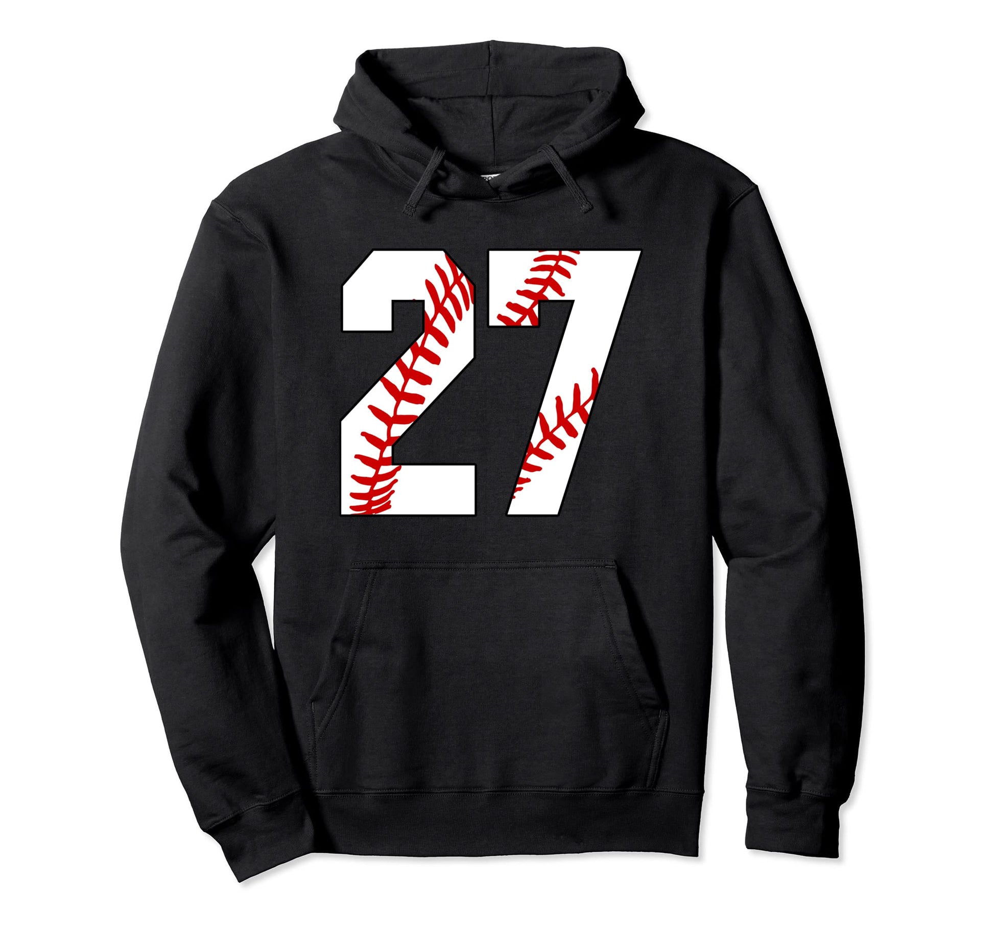 27 Baseball Laces Baseball Mom Jersey Hoodie - Unique Graphic Unisex - T-Shirt, Sweatshirt, Hoodie
