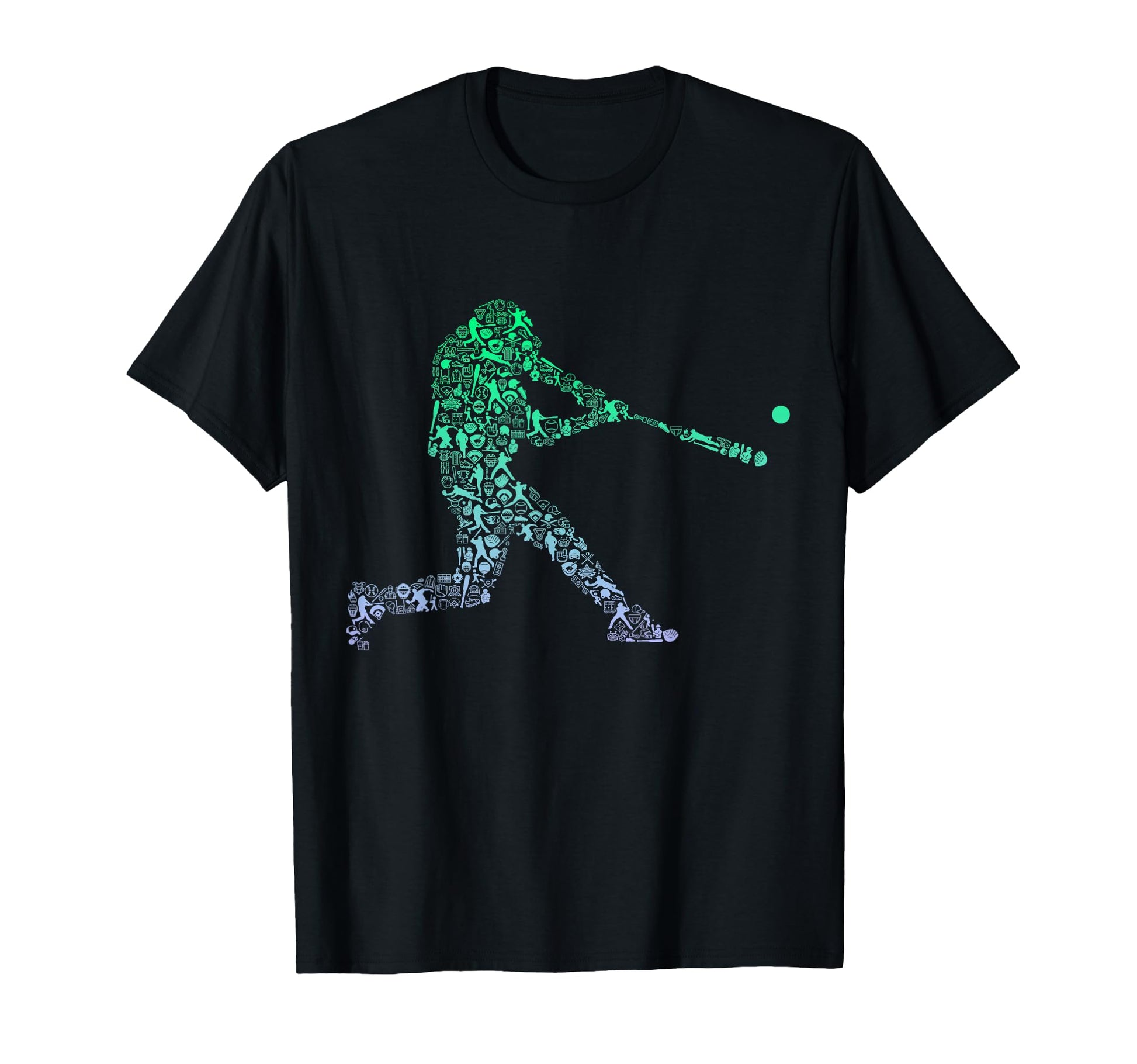 Baseball Player Stuff Baseball Fan T-Shirt - Aesthetic Graphic for Adults - T-Shirt, Sweatshirt, Hoodie