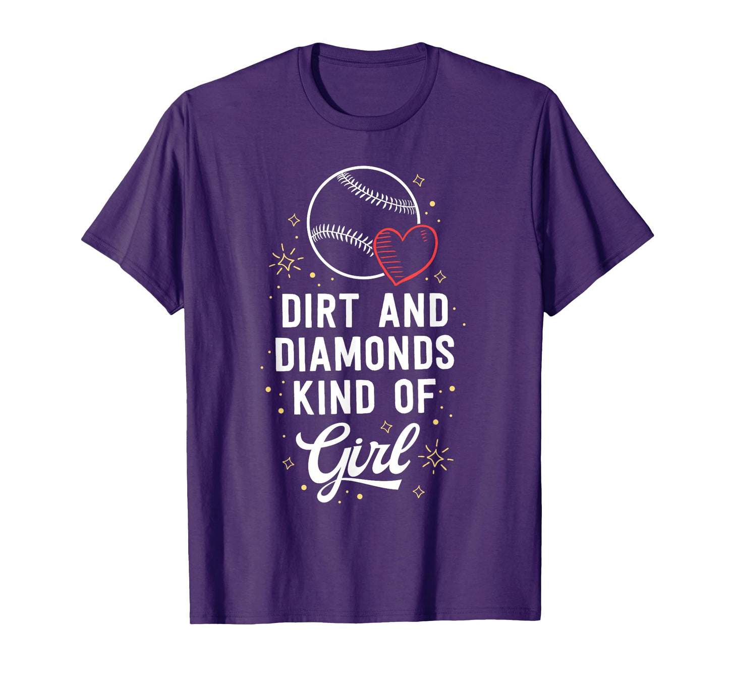 Baseball Dirt And Diamonds Kind T-Shirt - Minimalist Print for Adults - T-Shirt, Sweatshirt, Hoodie