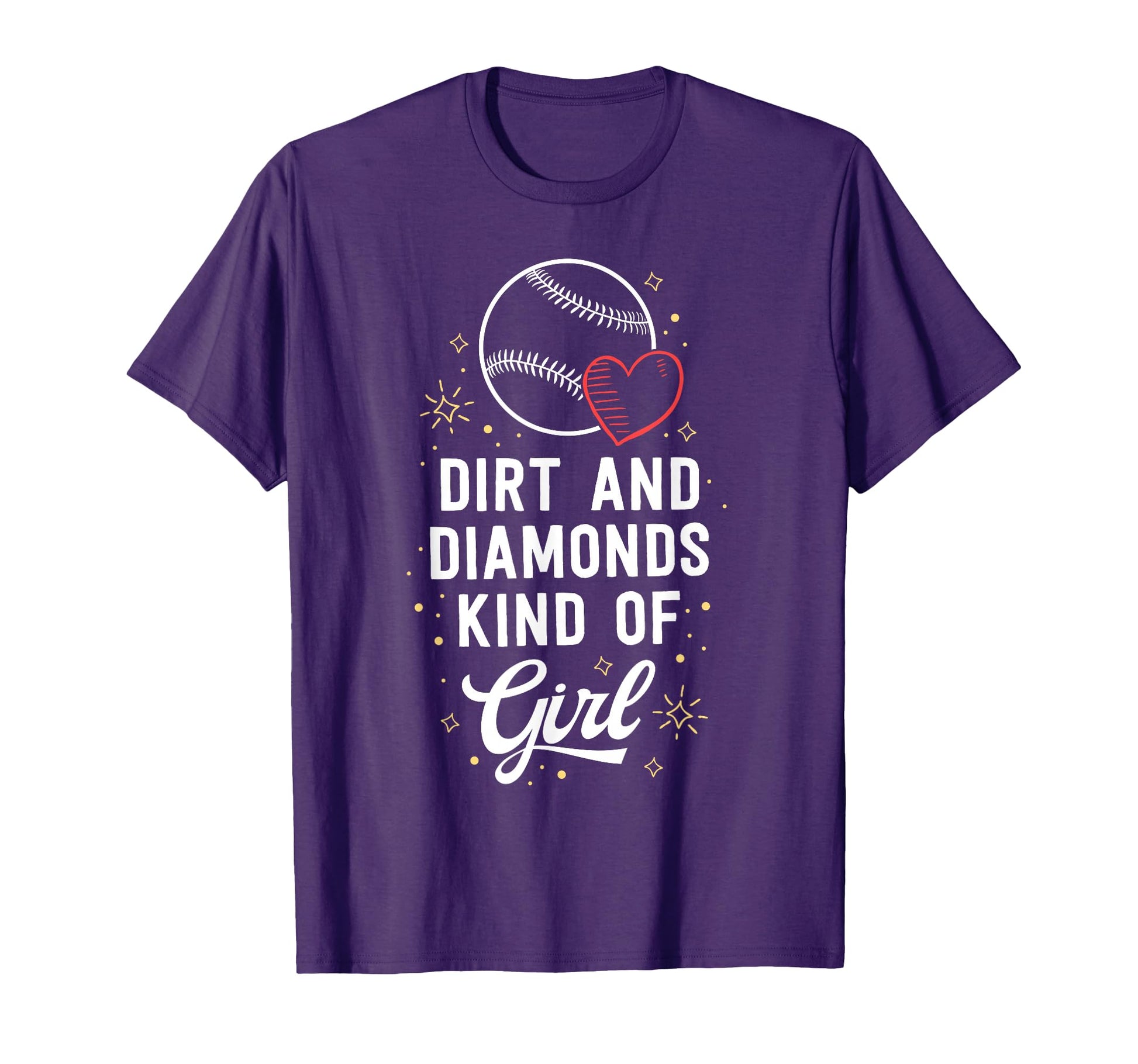 Baseball Dirt And Diamonds Kind T-Shirt - Minimalist Print for Adults - T-Shirt, Sweatshirt, Hoodie