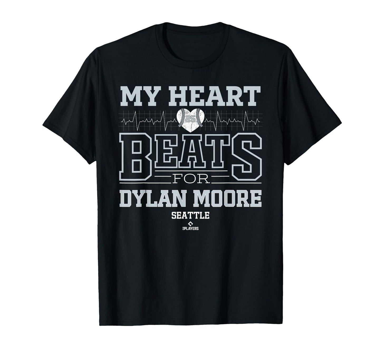 My Heart Beats Dylan Moore Seattle T-Shirt - Novelty Apparel Unisex - T-Shirt, Sweatshirt, Hoodie