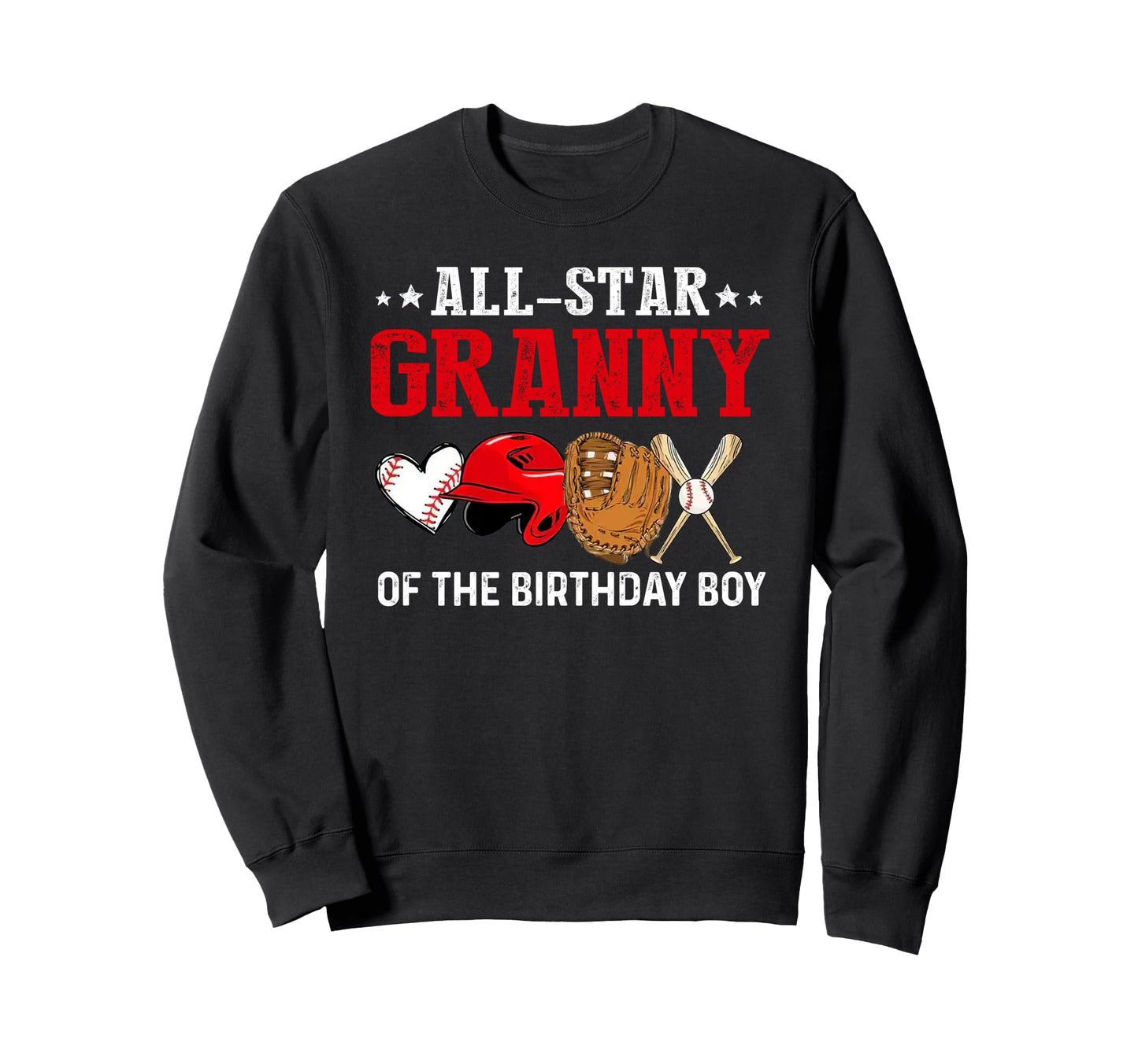 All Star Granny Birthday Sweatshirt - Casual Everyday Wear for Adults - T-Shirt, Sweatshirt, Hoodie