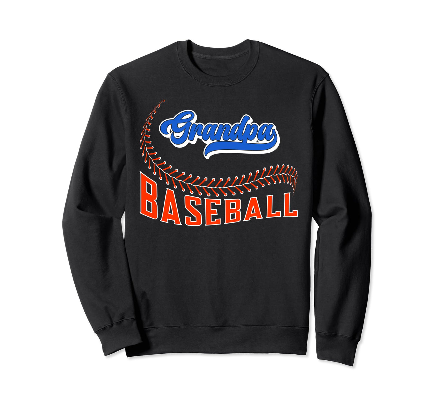 Grandpa Baseball Birthday Baseball Sweatshirt - Trendy Graphic Unisex - T-Shirt, Sweatshirt, Hoodie