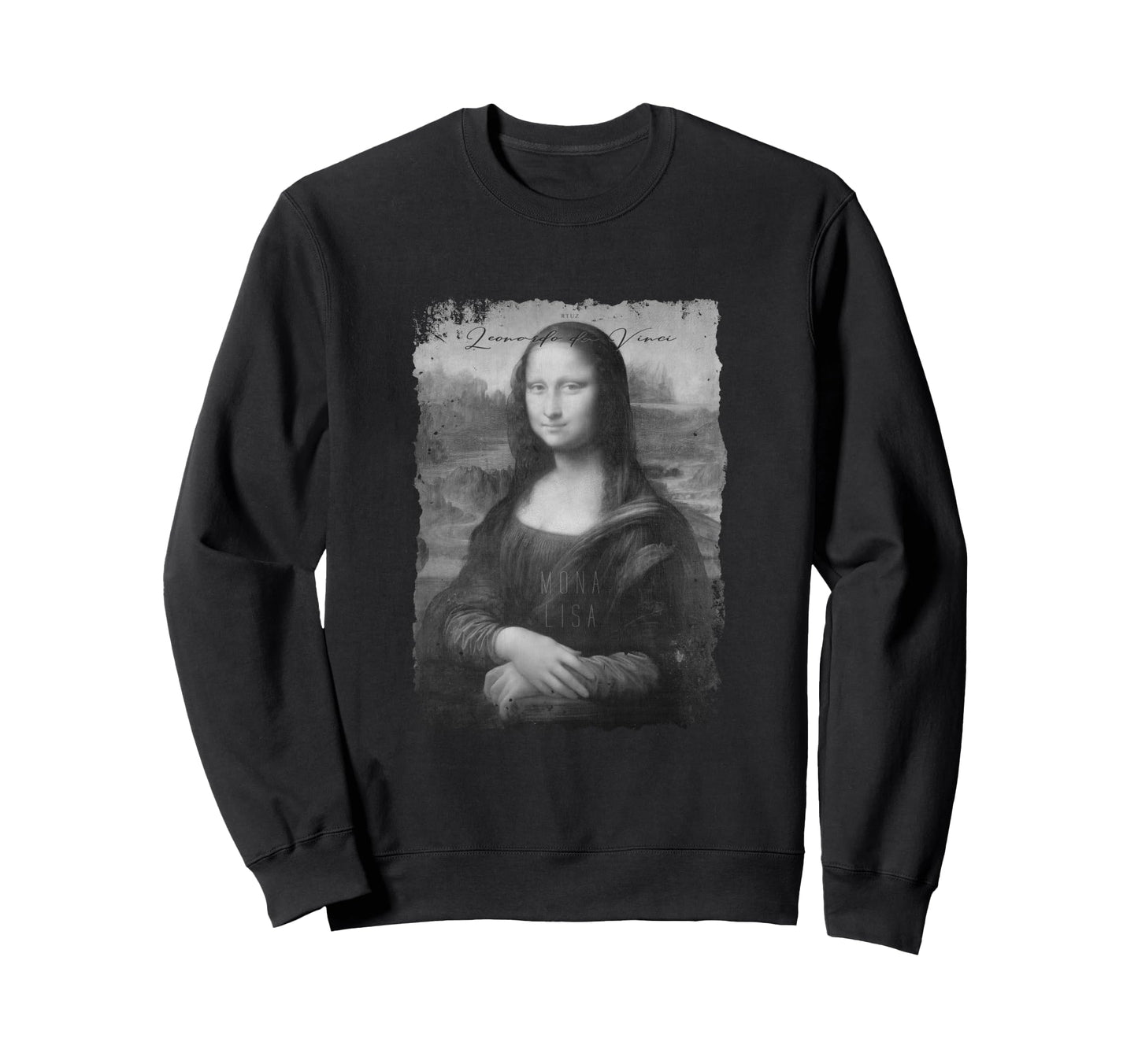 Mona Lisa Aesthetic Y2K Streetwear Sweatshirt - Minimalist Print Unisex - T-Shirt, Sweatshirt, Hoodie