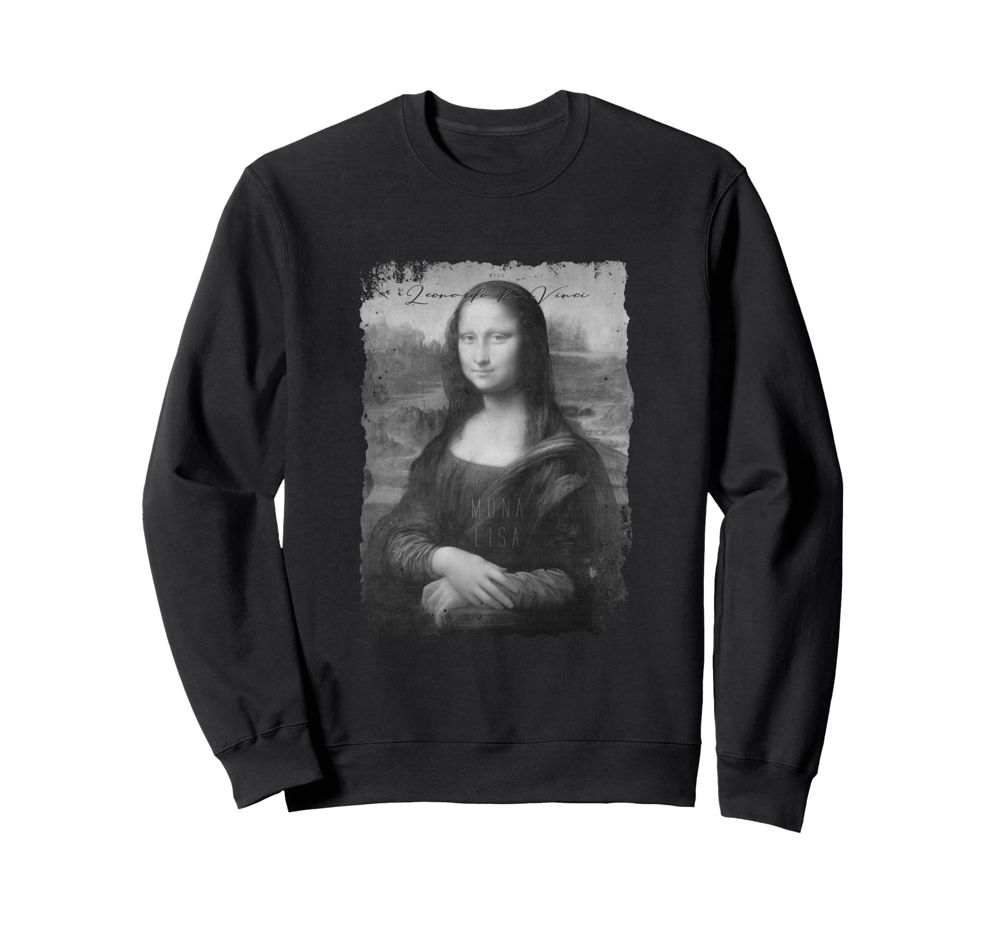 Mona Lisa Aesthetic Y2K Streetwear Sweatshirt - Minimalist Print Unisex - T-Shirt, Sweatshirt, Hoodie