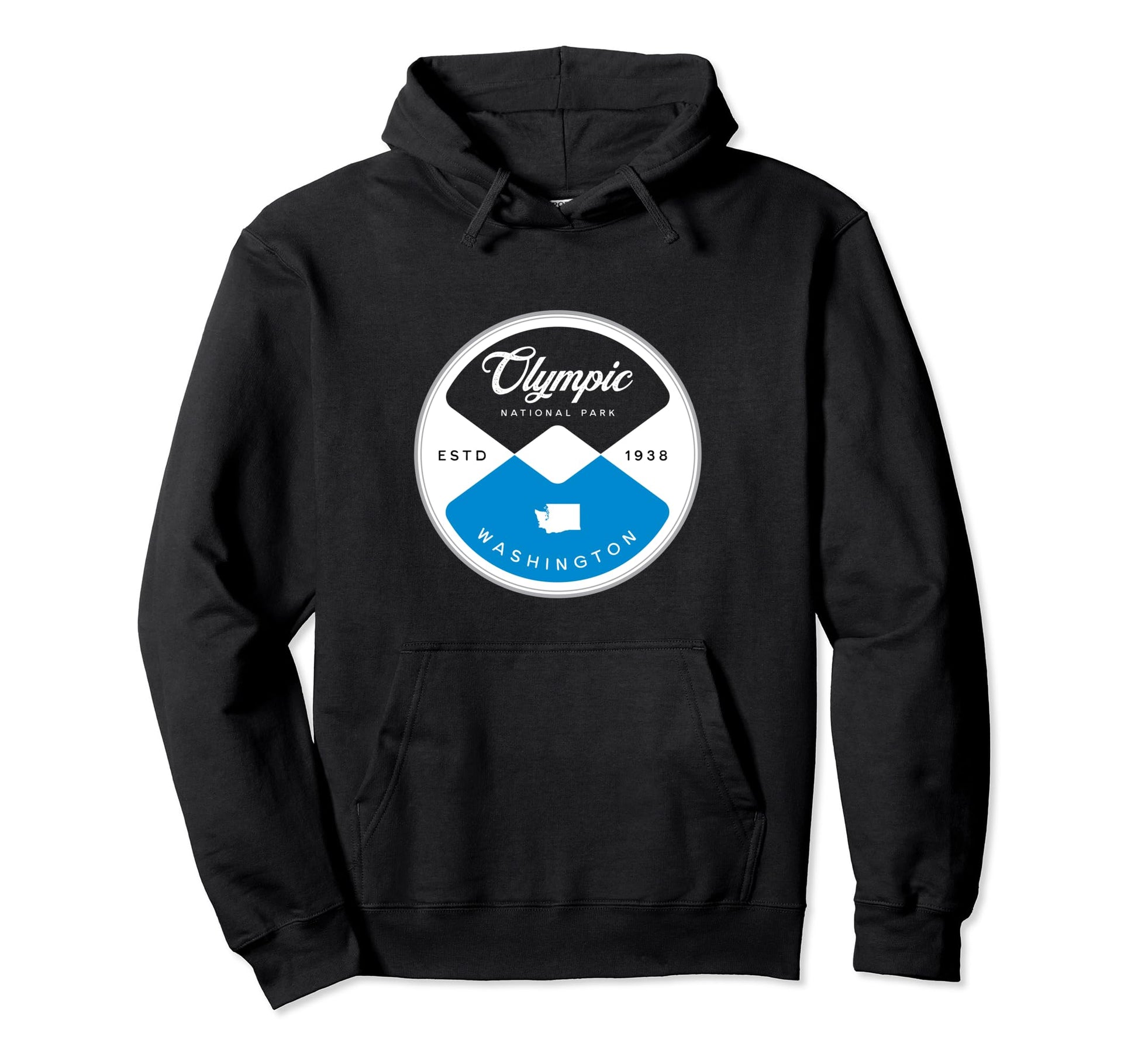 Olympic National Park Washington Circle Hoodie - Streetwear Style Men Women - T-Shirt, Sweatshirt, Hoodie