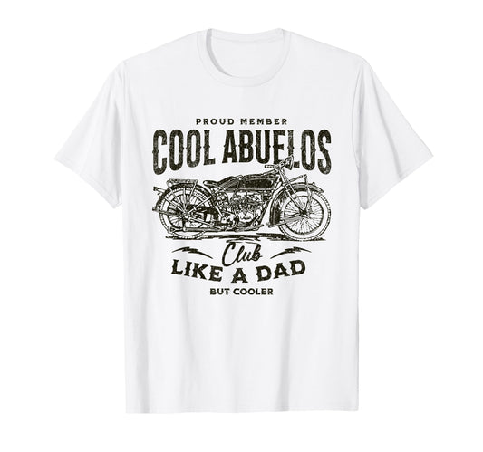 Abuelos Club Motorcycle T-Shirt - Novelty Apparel Men Women - T-Shirt, Sweatshirt, Hoodie
