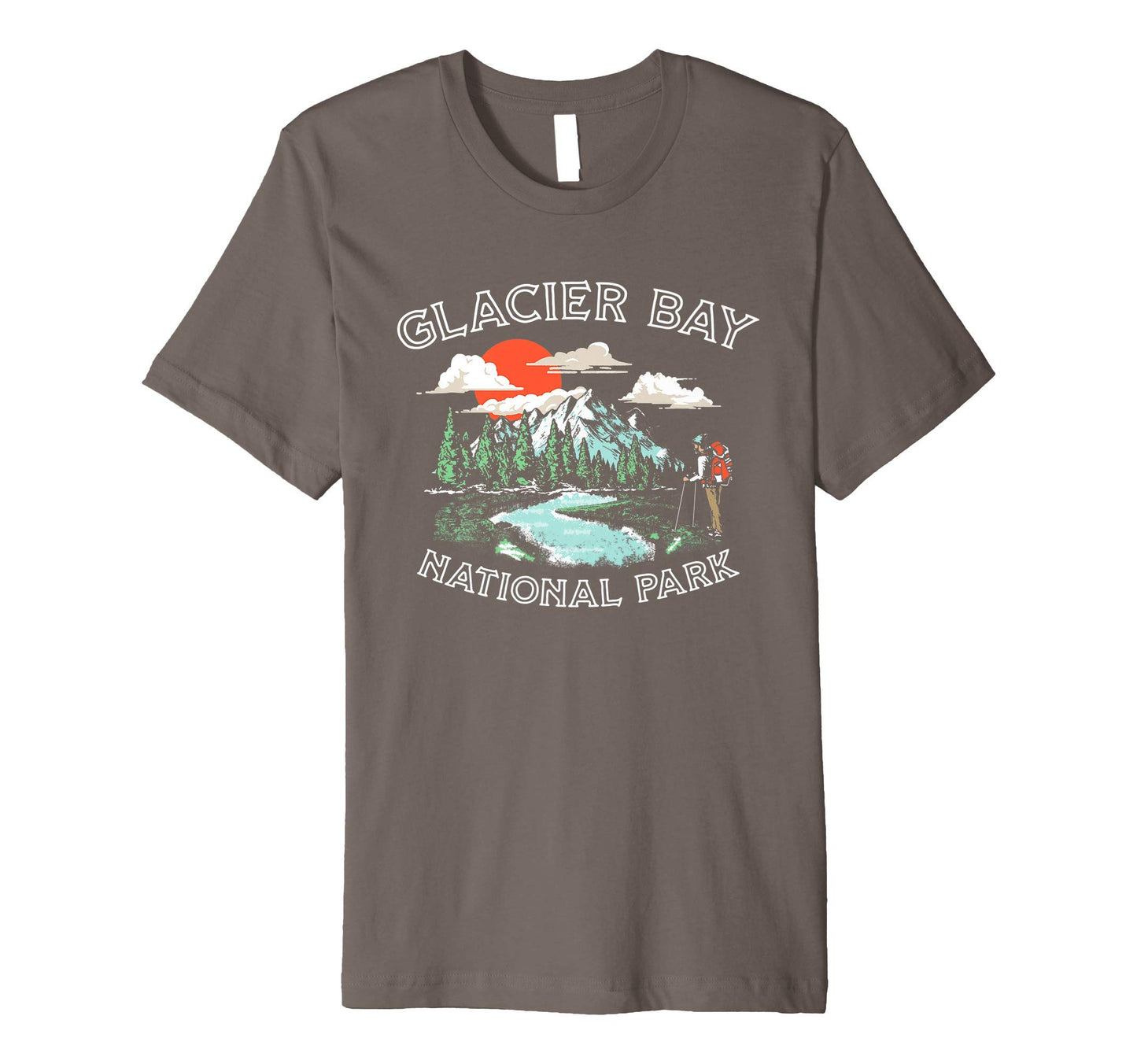 Glacier Bay National Park Alaska T-Shirt - Aesthetic Graphic Men Women - T-Shirt, Sweatshirt, Hoodie