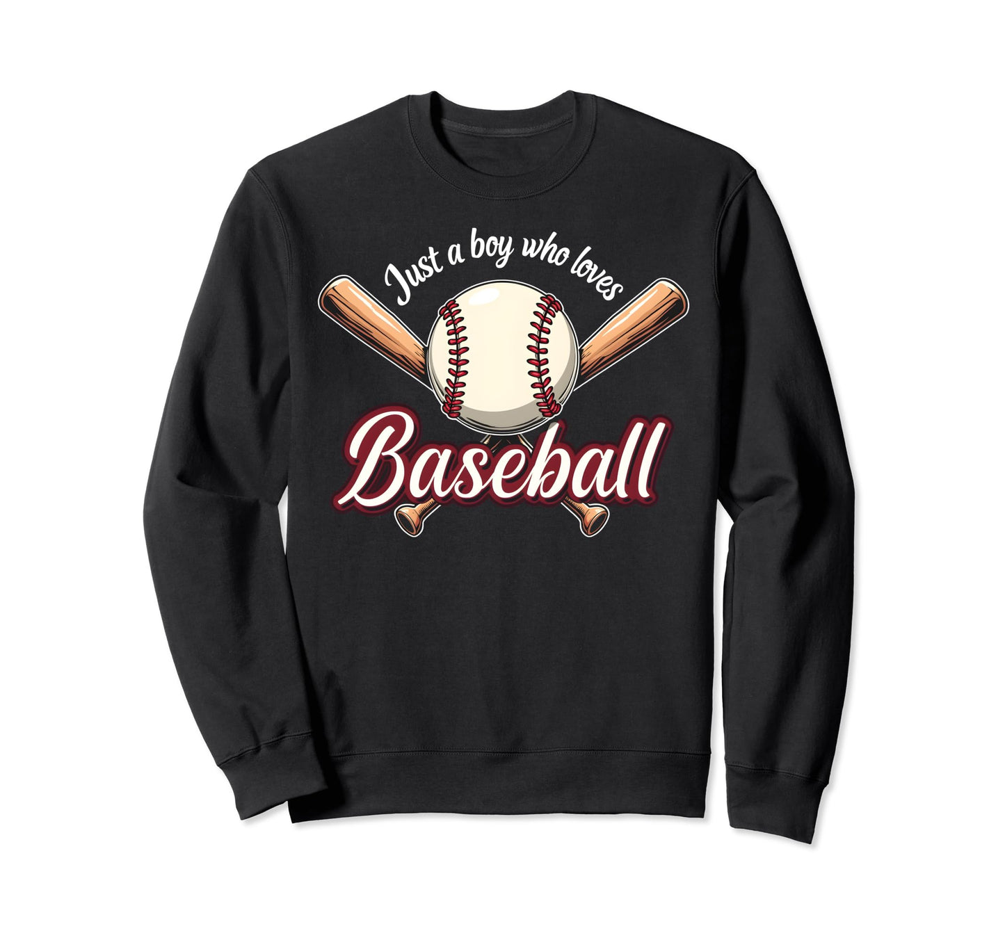 Just Who Loves Baseball Sport Lovers Sweatshirt - Graphic Print Unisex - T-Shirt, Sweatshirt, Hoodie