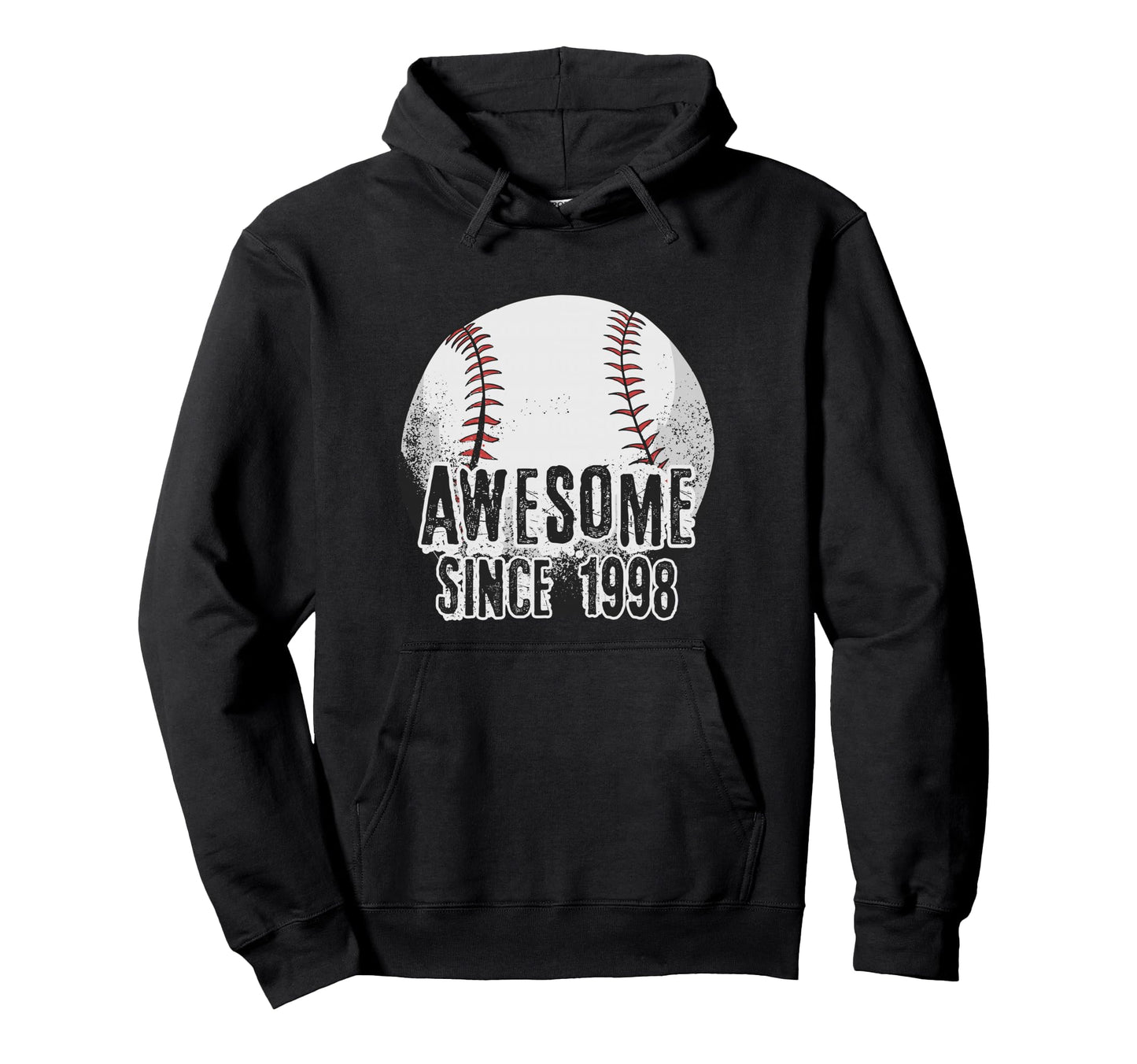 Awesome Since 1998 28 Year Old Baseball Hoodie - Unique Graphic for Adults - T-Shirt, Sweatshirt, Hoodie