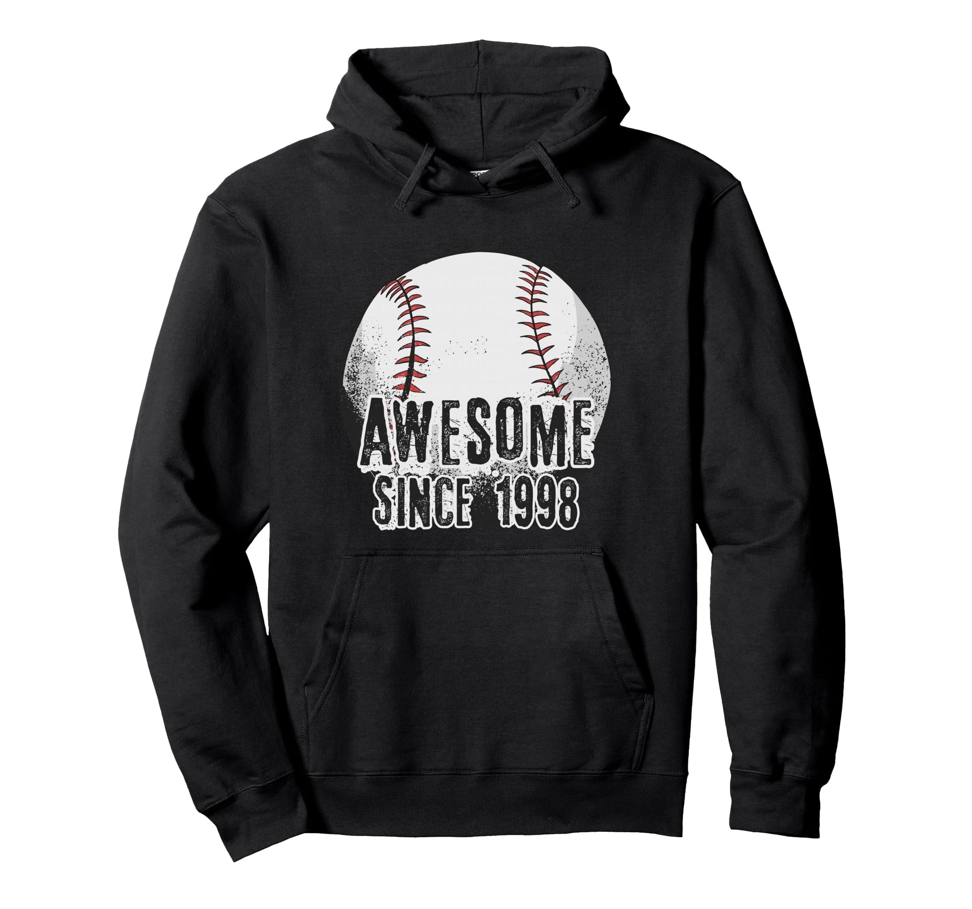 Awesome Since 1998 28 Year Old Baseball Hoodie - Unique Graphic for Adults - T-Shirt, Sweatshirt, Hoodie