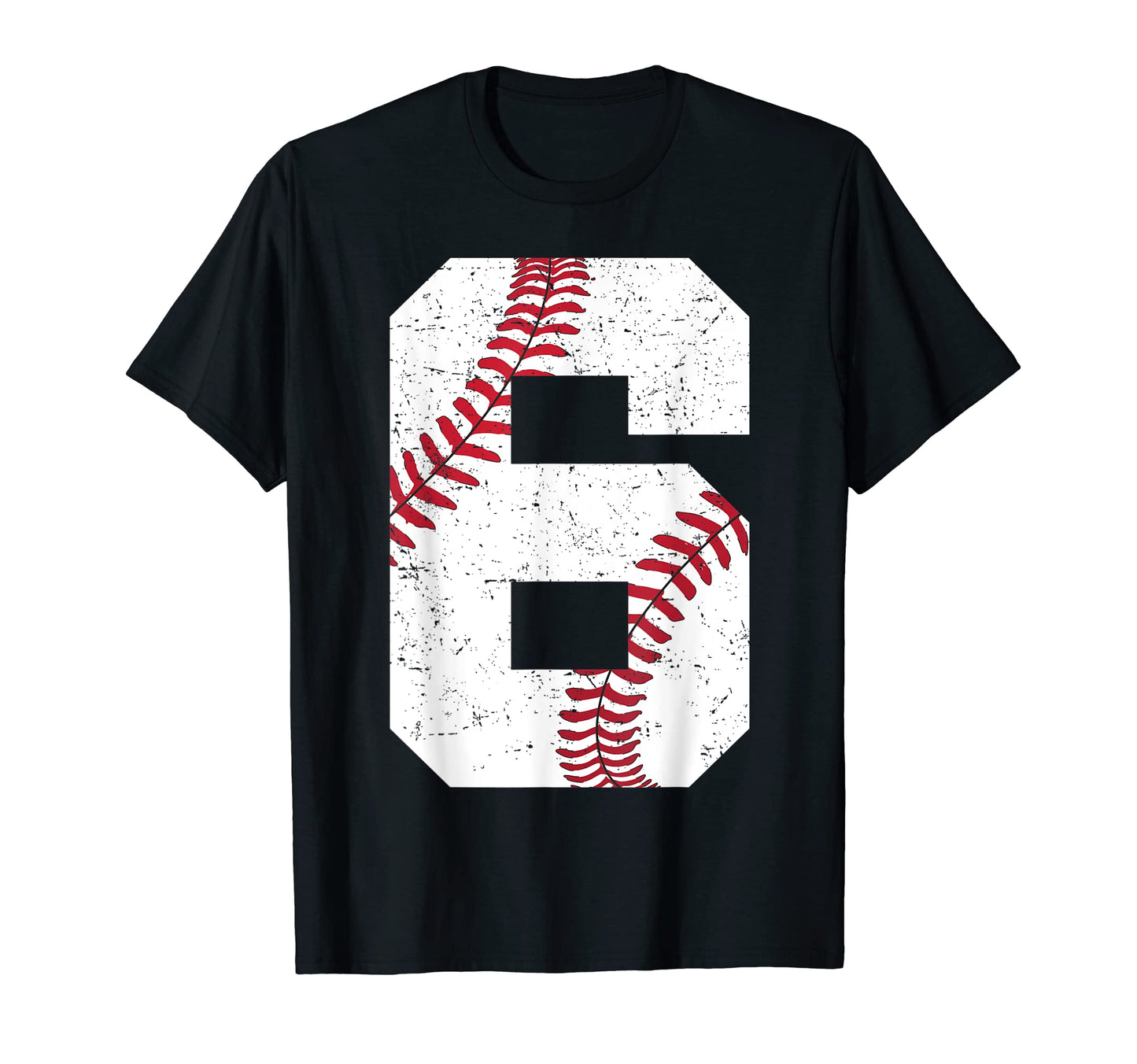 Baseball Birthday 6 Six Year Old Or T-Shirt - Fun Novelty Design Unisex - T-Shirt, Sweatshirt, Hoodie