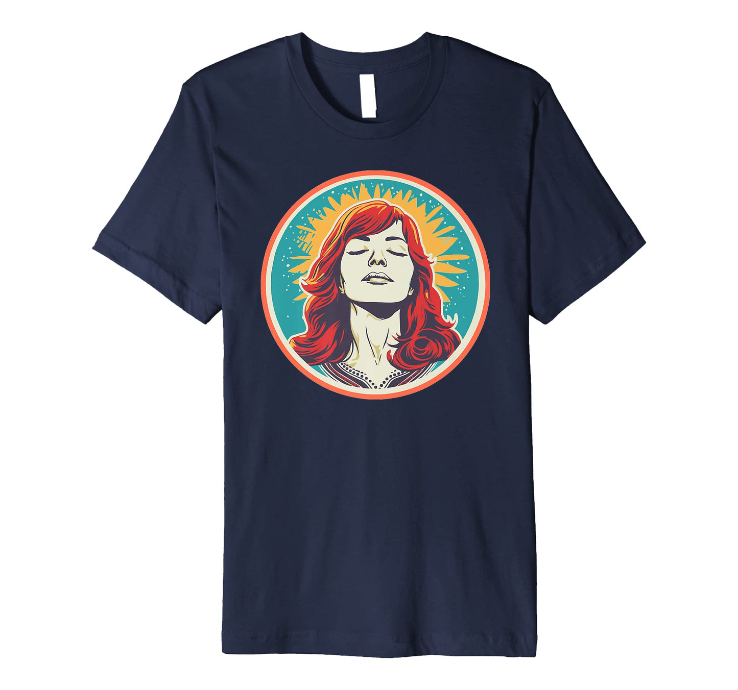 Groovy Mountain Mama Hippie 60S T-Shirt - Custom Art Print Unisex - T-Shirt, Sweatshirt, Hoodie