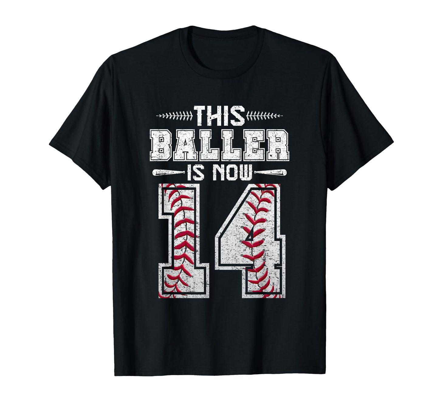 This Baller Is Now 14 Birthday T-Shirt - Fun Novelty Design Unisex - T-Shirt, Sweatshirt, Hoodie
