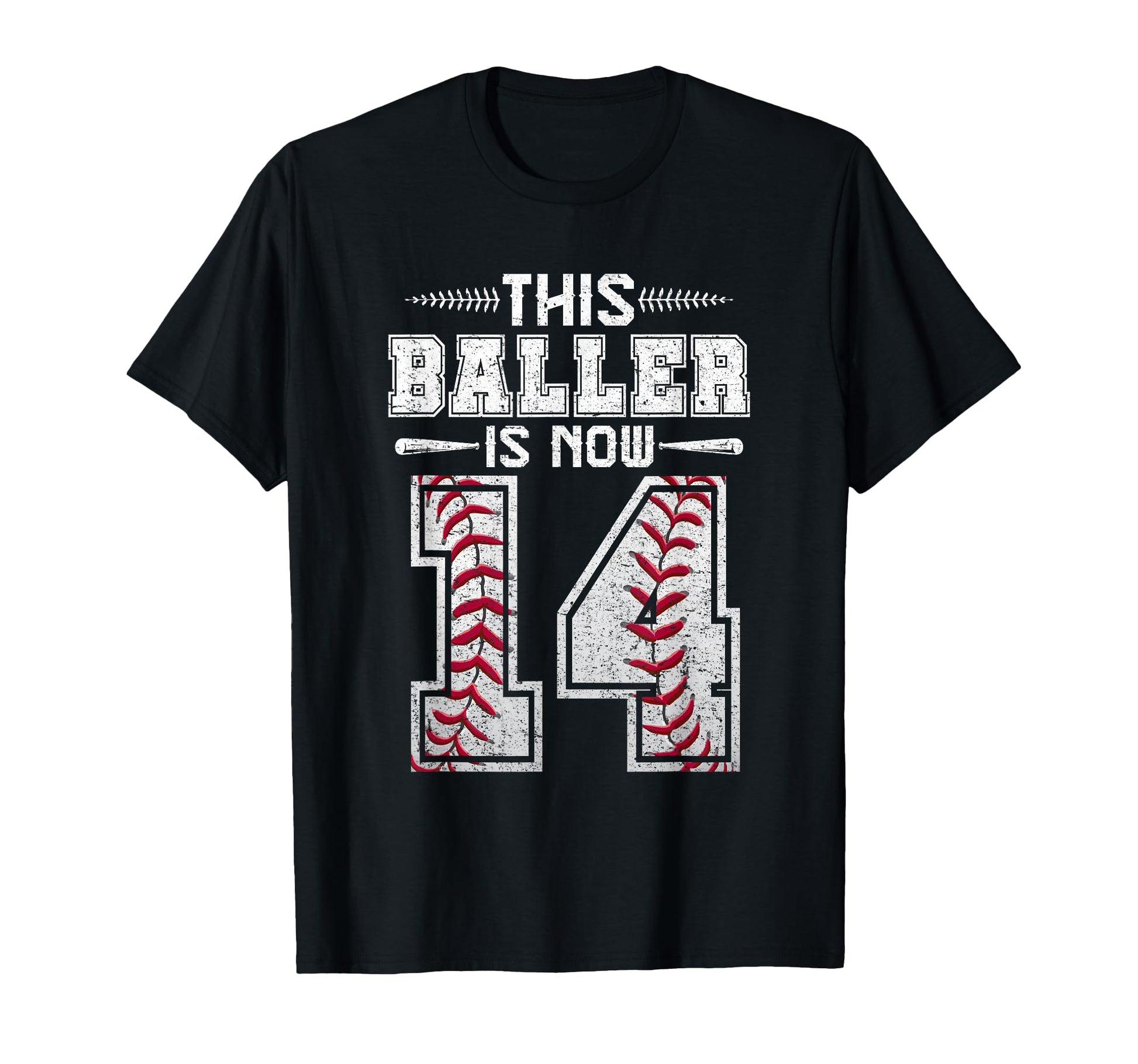 This Baller Is Now 14 Birthday T-Shirt - Fun Novelty Design Unisex - T-Shirt, Sweatshirt, Hoodie