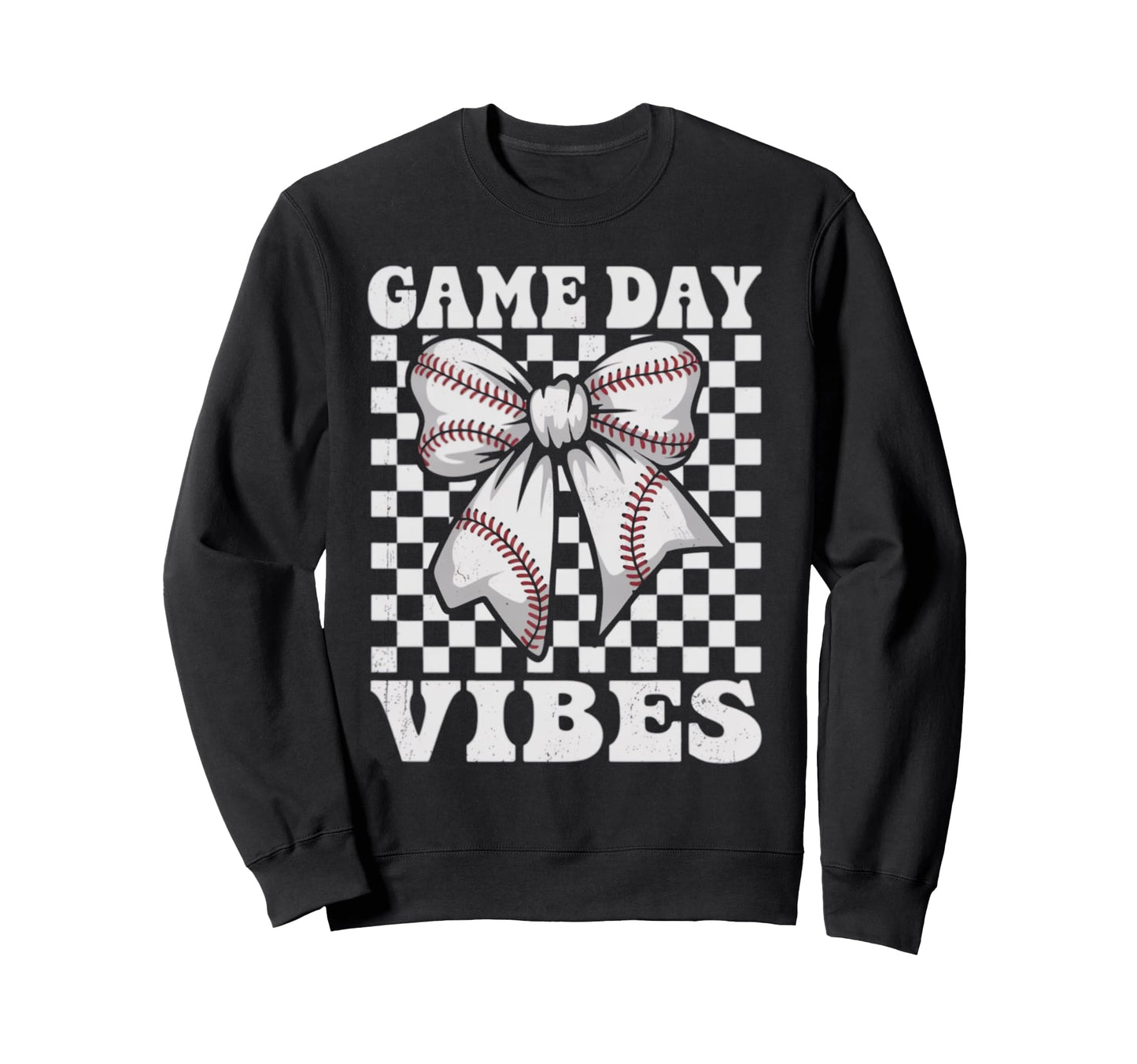 Game Day Vibes Coquette Bow Sweatshirt - Unique Graphic for Adults - T-Shirt, Sweatshirt, Hoodie