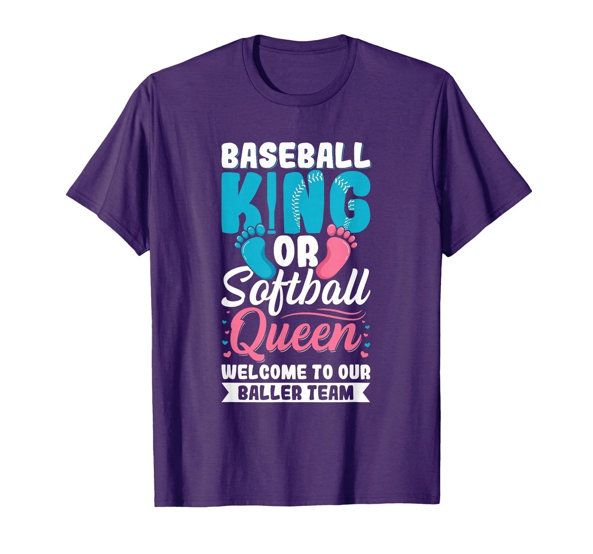 Baseball Gender Reveal Party Baseball T-Shirt - Unique Graphic for Adults - T-Shirt, Sweatshirt, Hoodie