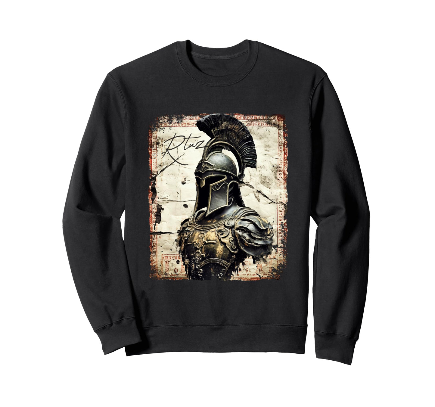 Spartan Helmet Warrior Aesthetic Sweatshirt - Streetwear Style Men Women - T-Shirt, Sweatshirt, Hoodie