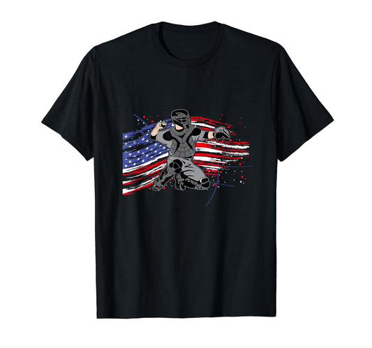 Baseball Americas Pastime Red White T-Shirt - Minimalist Print Men Women - T-Shirt, Sweatshirt, Hoodie