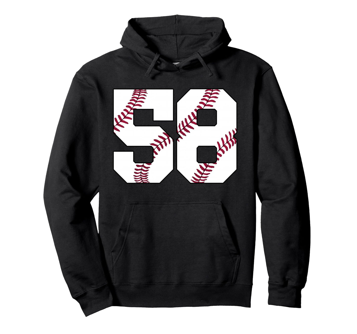 Baseball 1968 58Th Birthday 58 Years Old Hoodie - Graphic Print Unisex - T-Shirt, Sweatshirt, Hoodie