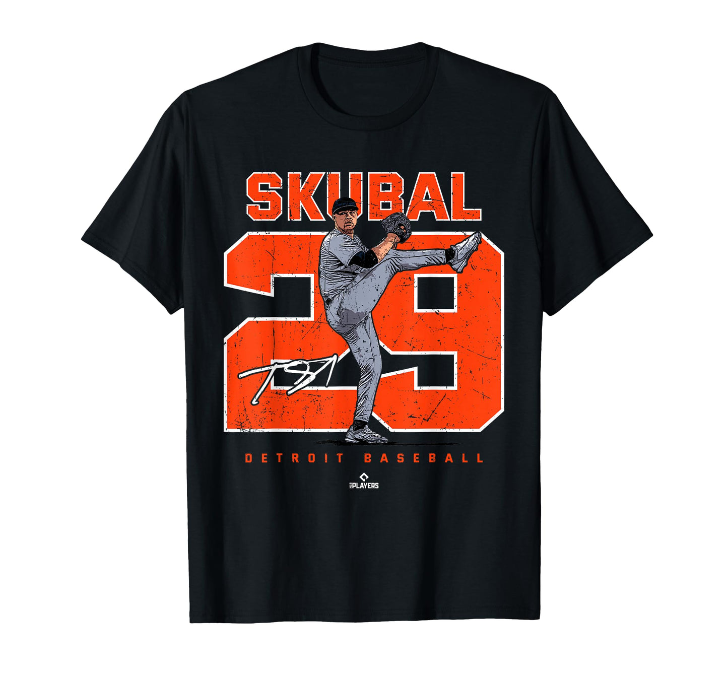 Number And Portrait Tarik Skubal T-Shirt - Streetwear Style for Adults - T-Shirt, Sweatshirt, Hoodie