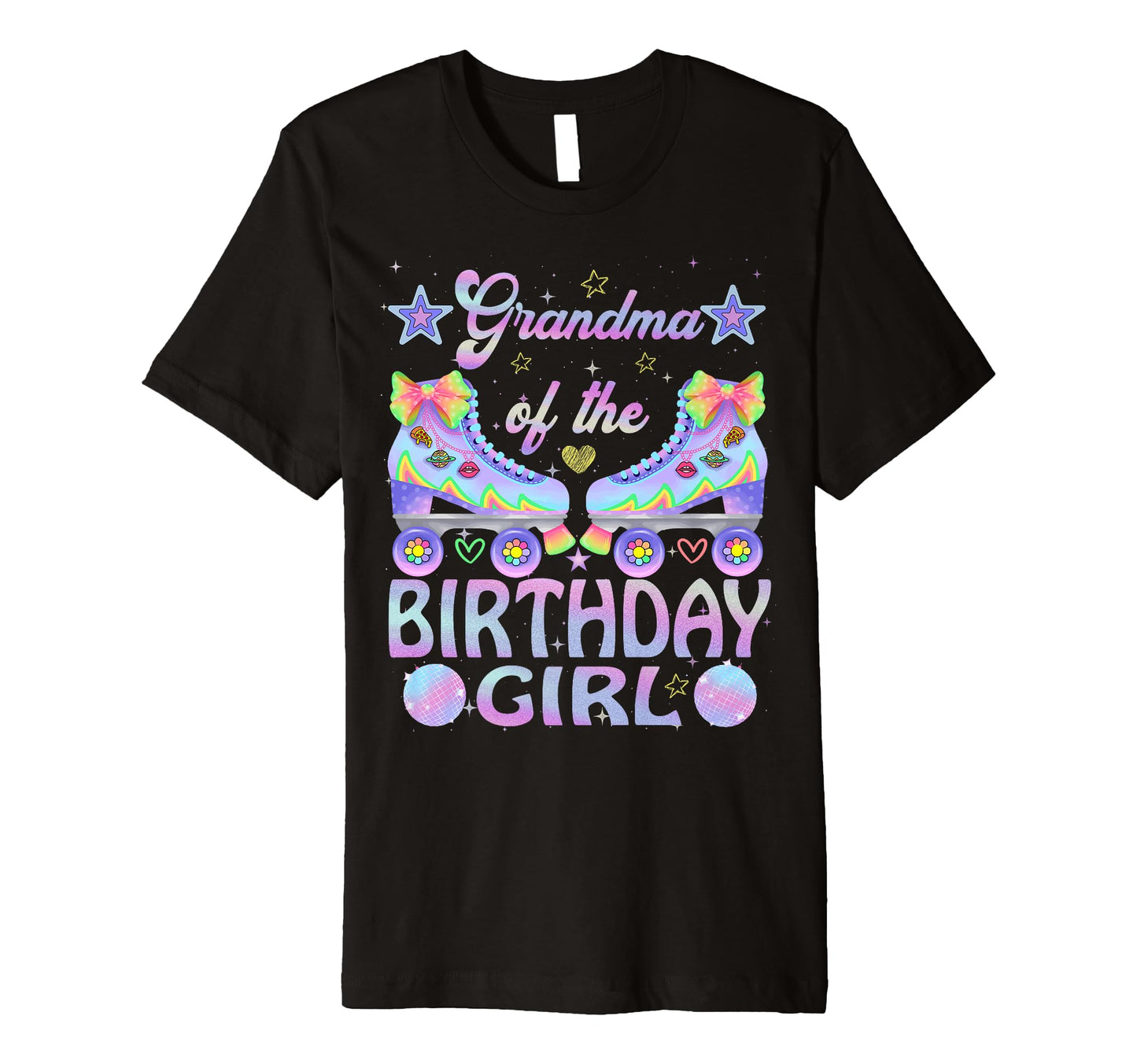 Grandma Birthday Rolling Skate T-Shirt - Aesthetic Graphic for Adults - T-Shirt, Sweatshirt, Hoodie