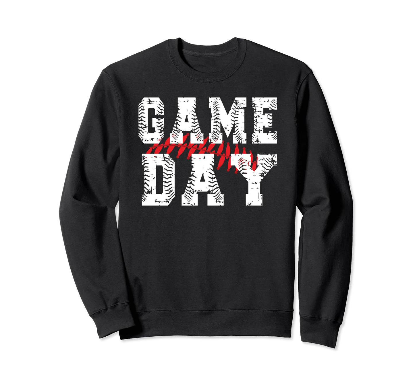 Baseball Game Day Baseball Fans Sweatshirt - Custom Art Print Unisex - T-Shirt, Sweatshirt, Hoodie