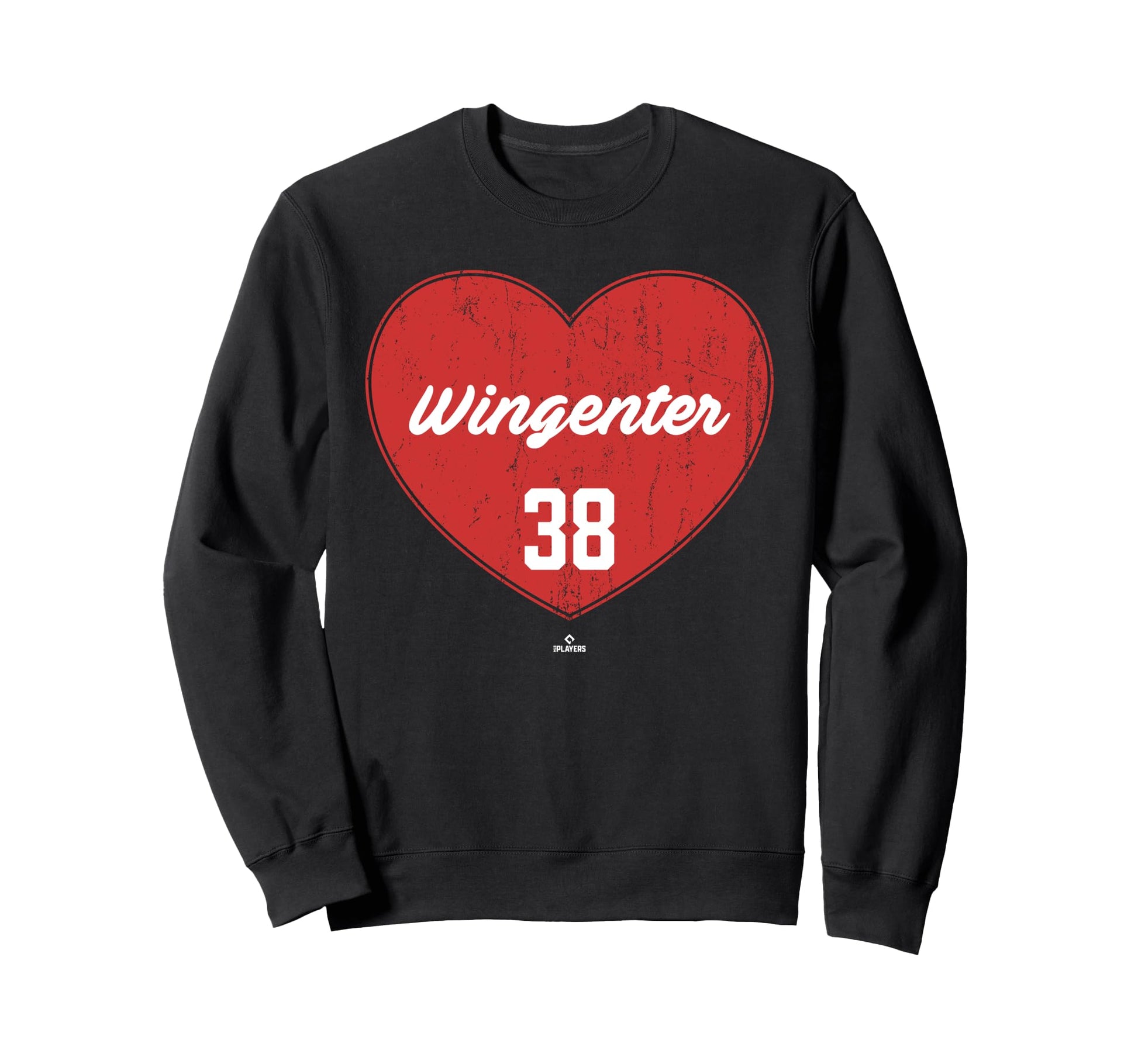 Distressed Heart Trey Wingenter Sweatshirt - Custom Art Print for Adults - T-Shirt, Sweatshirt, Hoodie